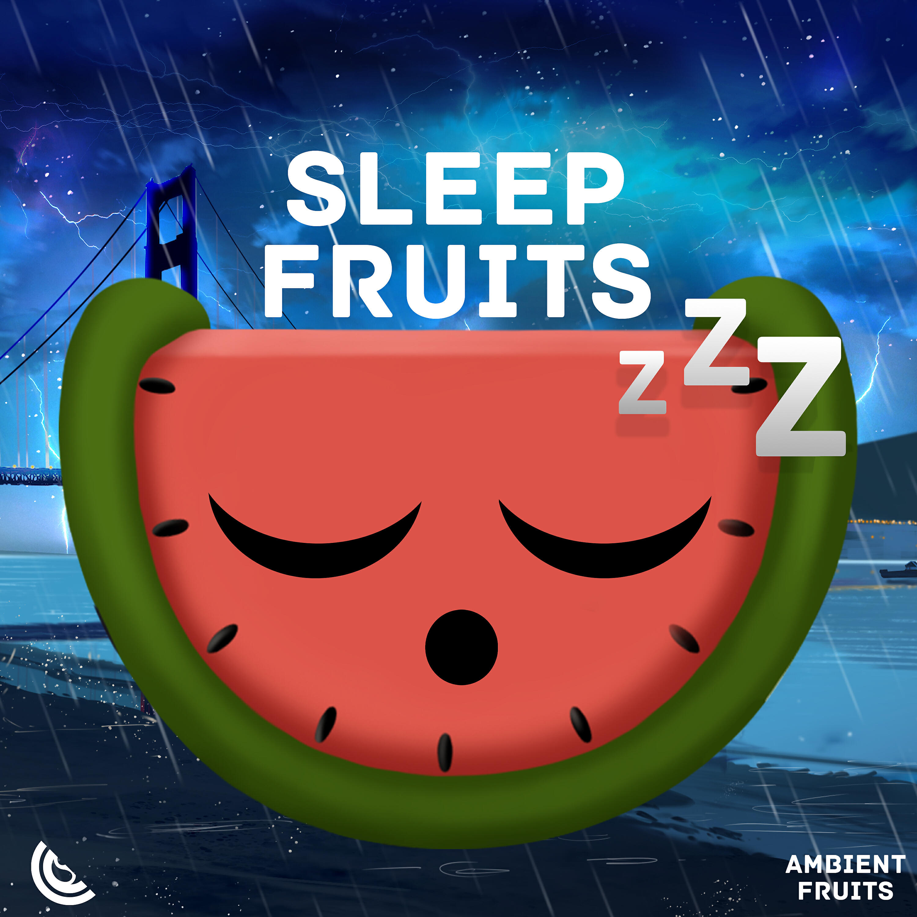 Sleep Fruits Music - Rain Drops on the Car Windshield