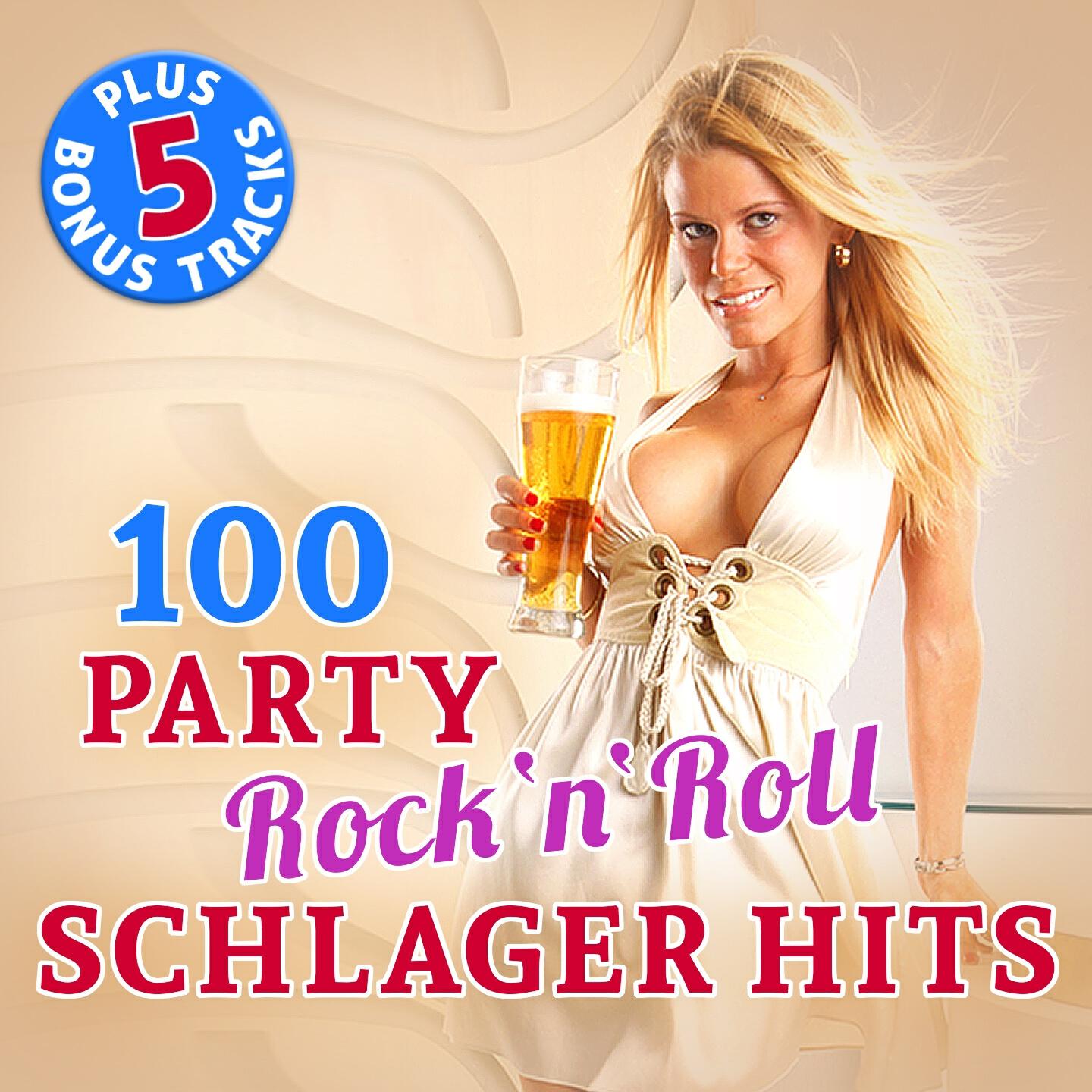Релиз 100 Party Rock'n'Roll Schlager Hits (Plus 5 Bonus Tracks - Original Recordings!)