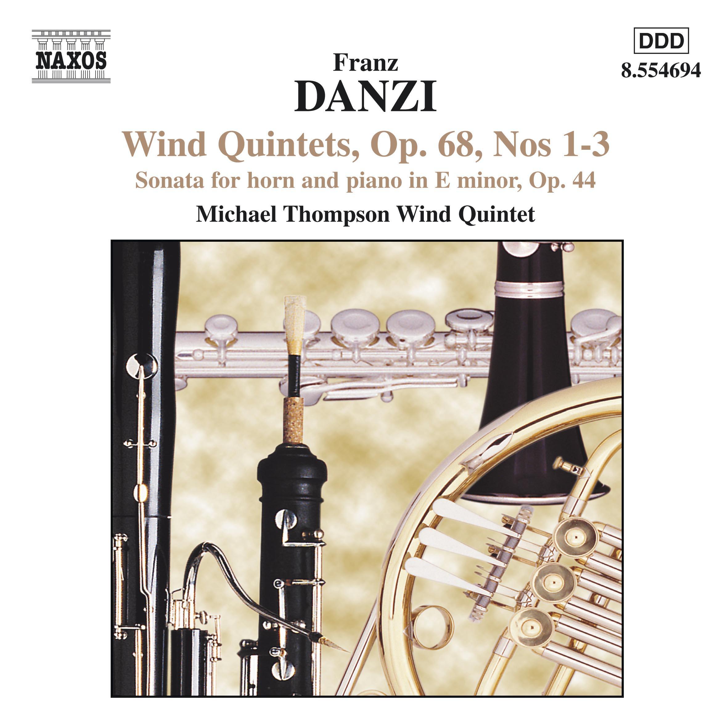 Релиз Danzi: Wind Quintets, Op. 68, Nos. 1-3 / Horn Sonata, Op. 44