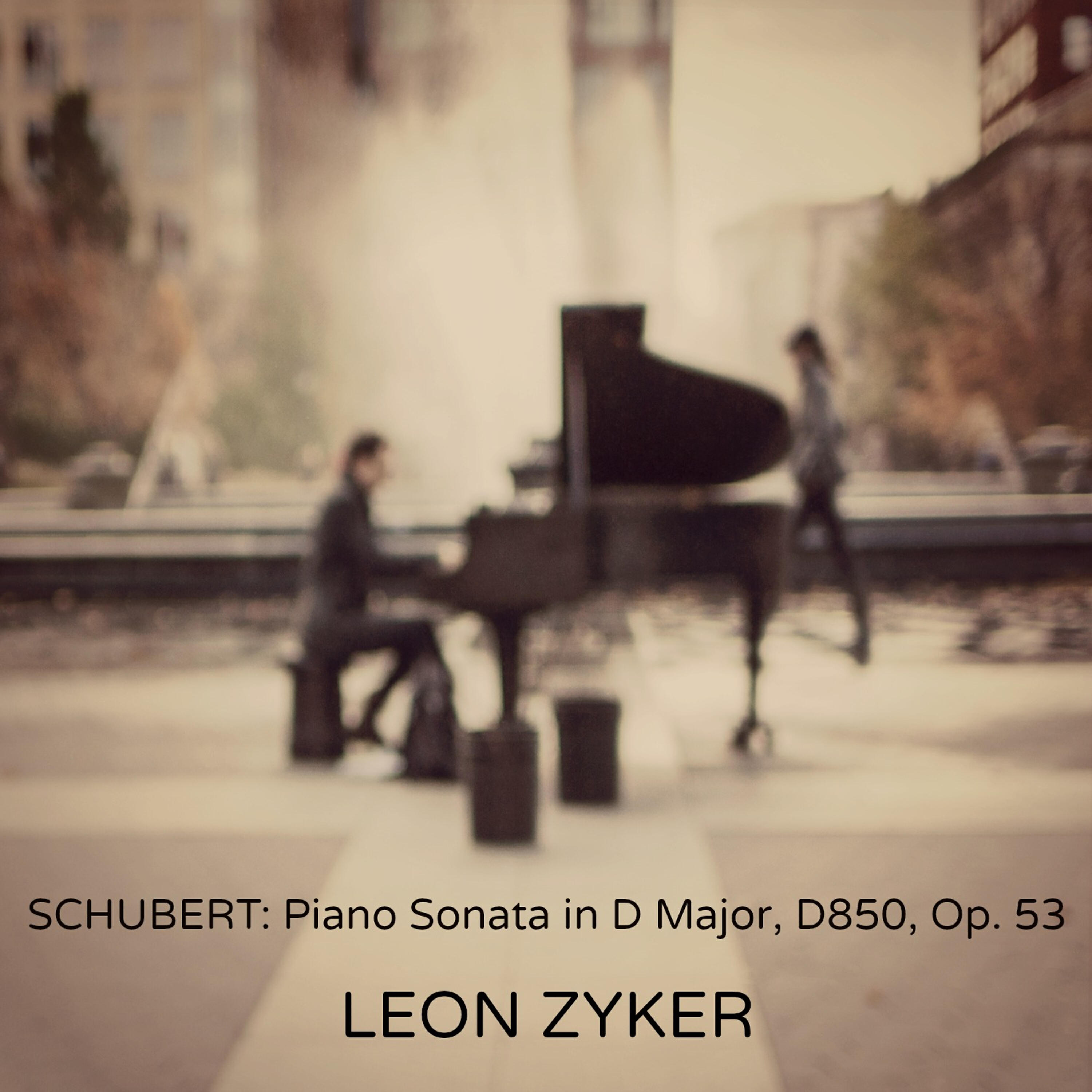 Релиз Schubert: Piano Sonata in D Major, D850, Op. 53
