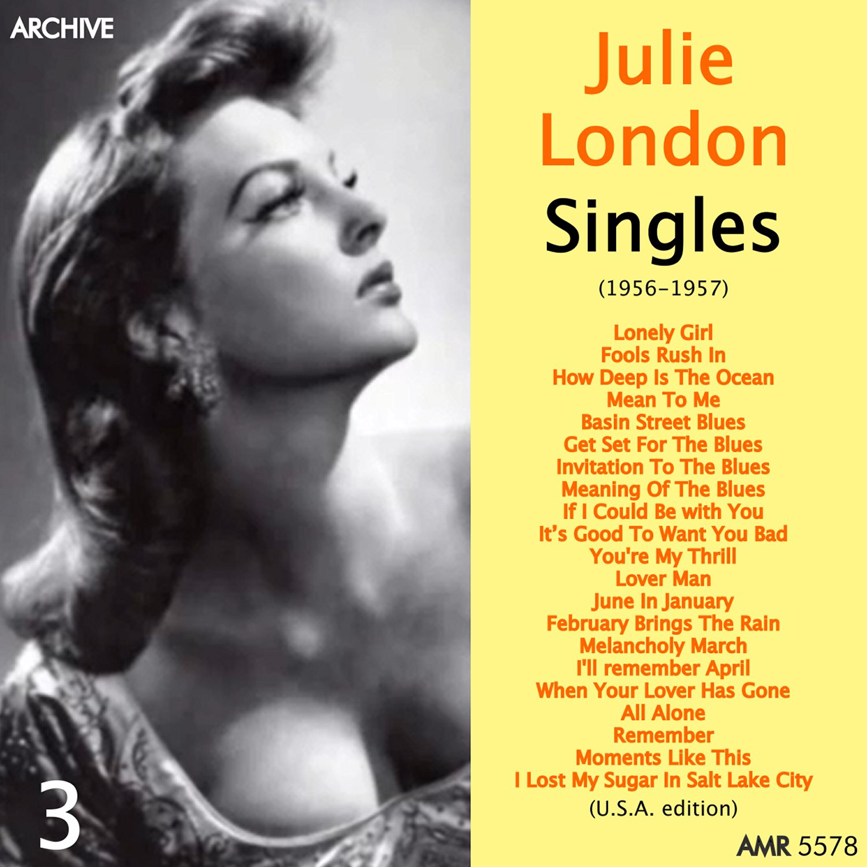 Релиз Julie London Singles, Vol. 3 (1956-1957)