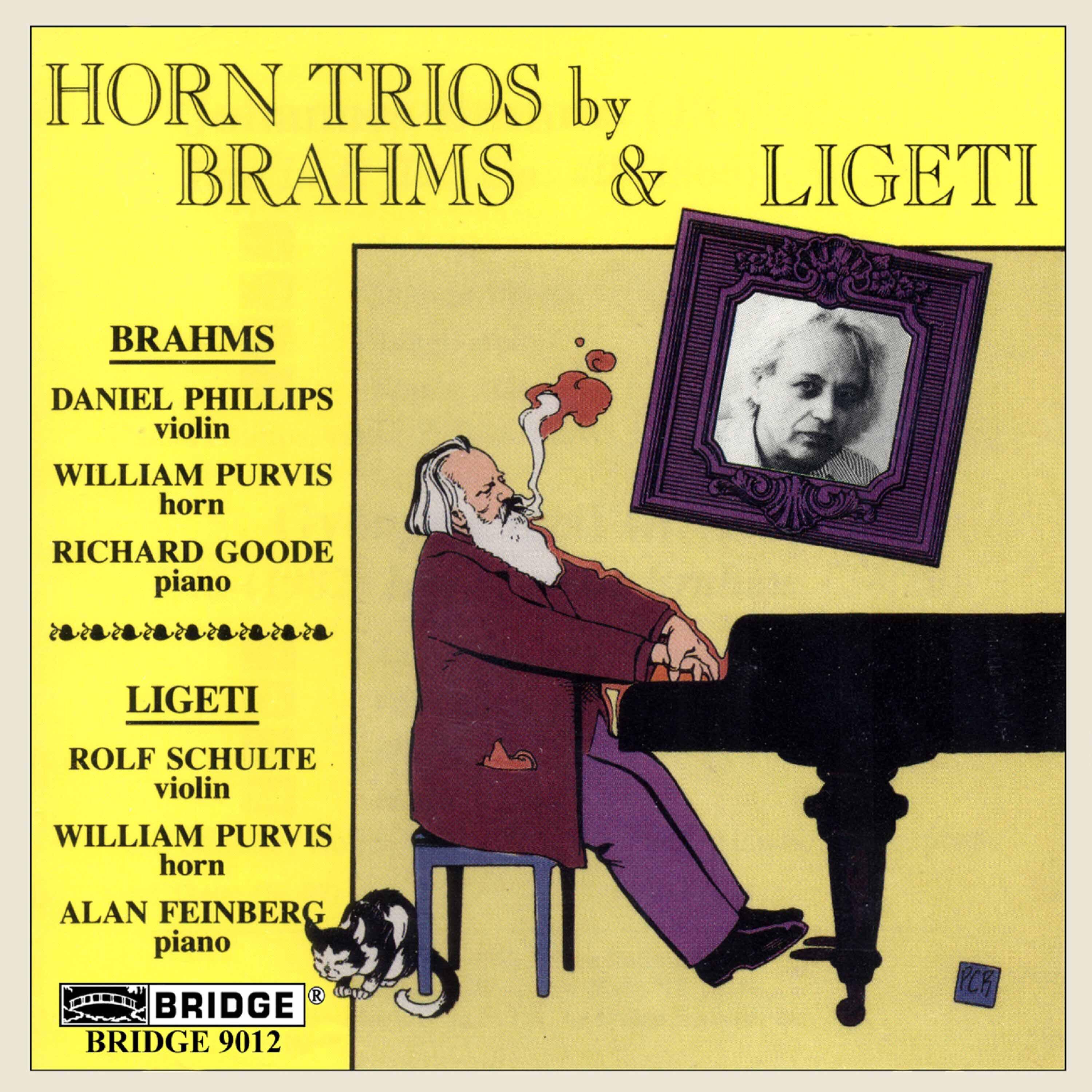 Релиз Brahms & Ligeti: Trios for Violin, Horn & Piano