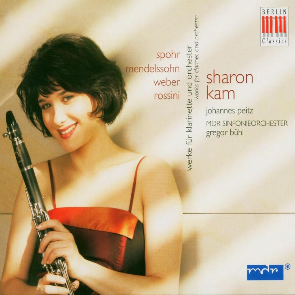 Постер альбома Mendelssohn, Spohr, Rossini & Weber: Works for Clarinet and Orchestra
