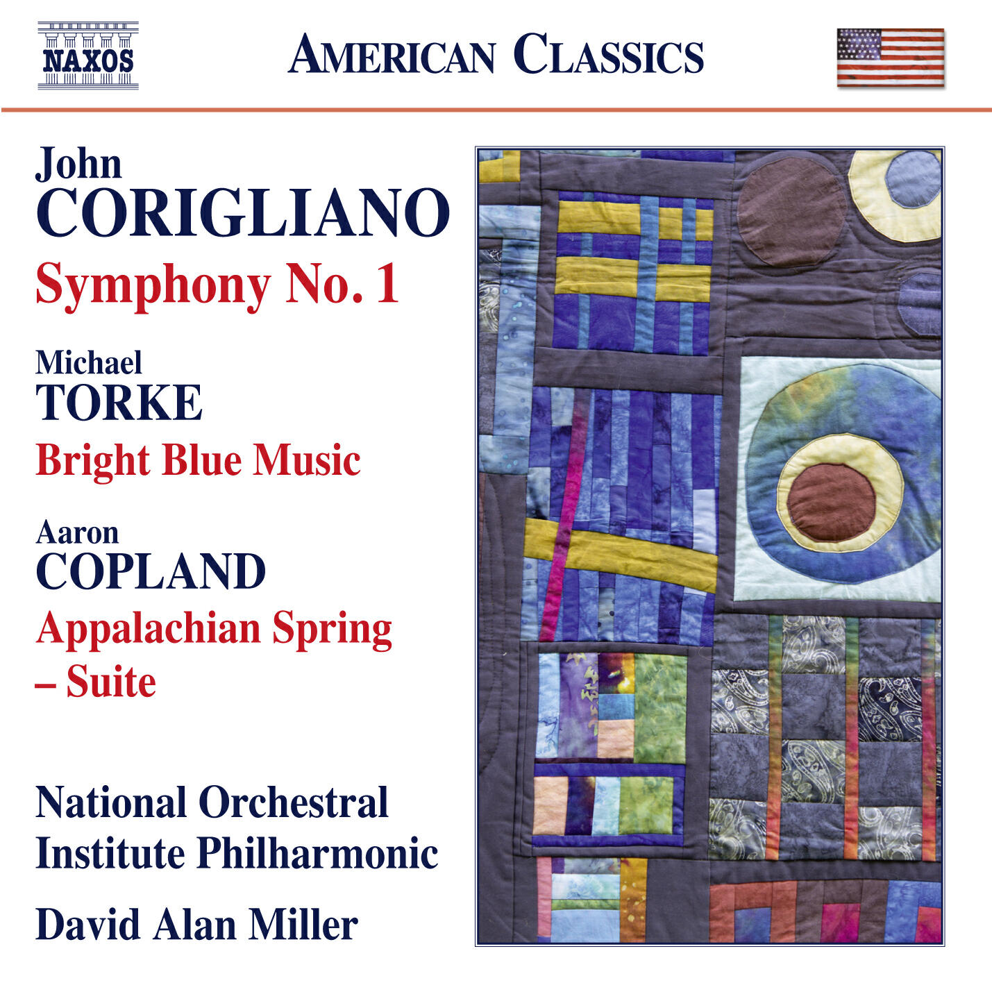 Релиз Corigliano: Symphony No. 1 - Torke: Bright Blue Music - Copland: Appalachian Spring Suite