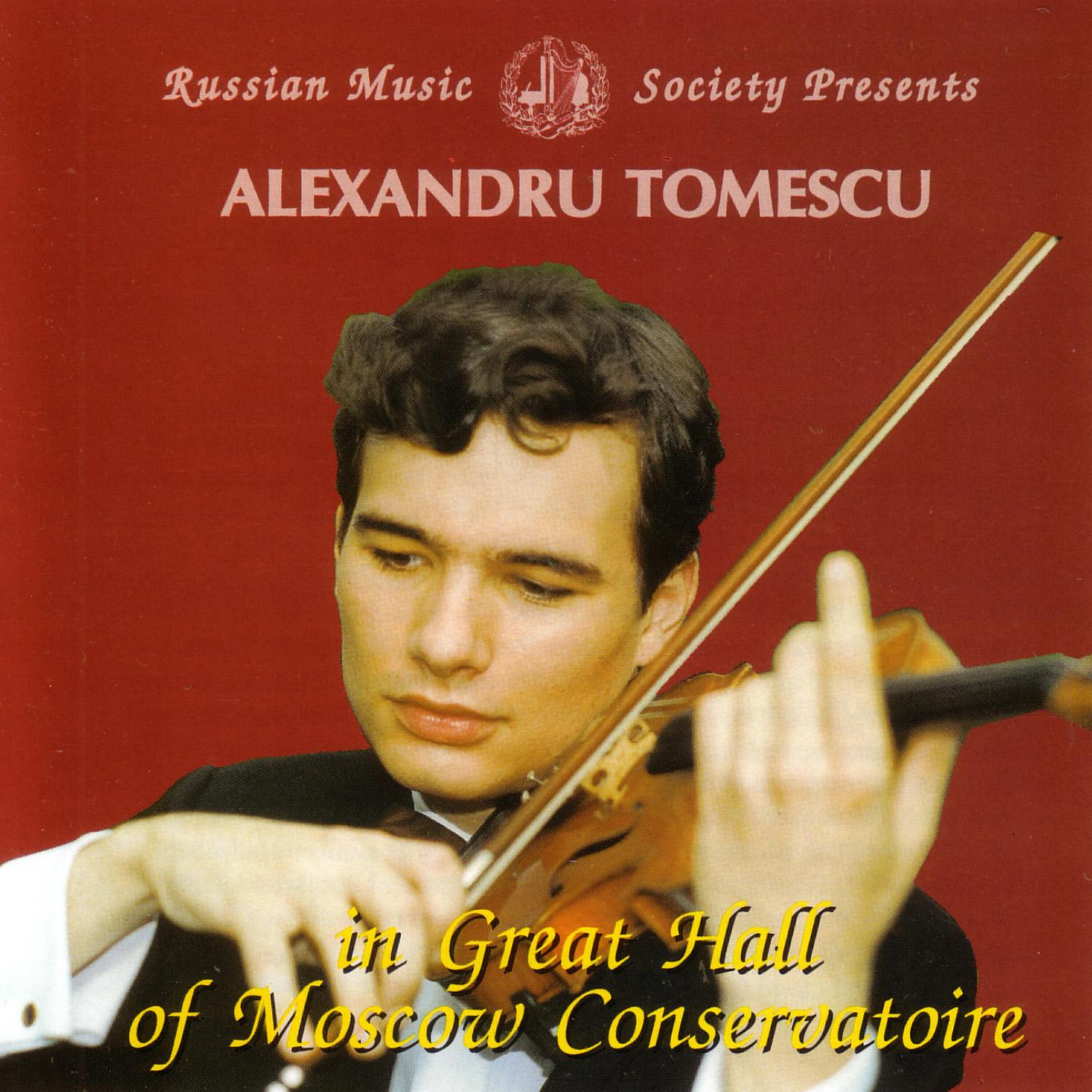 Релиз Mendelssohn and Paganini: Alexandru Tomescu in Great Hall of Moscow Conservatory