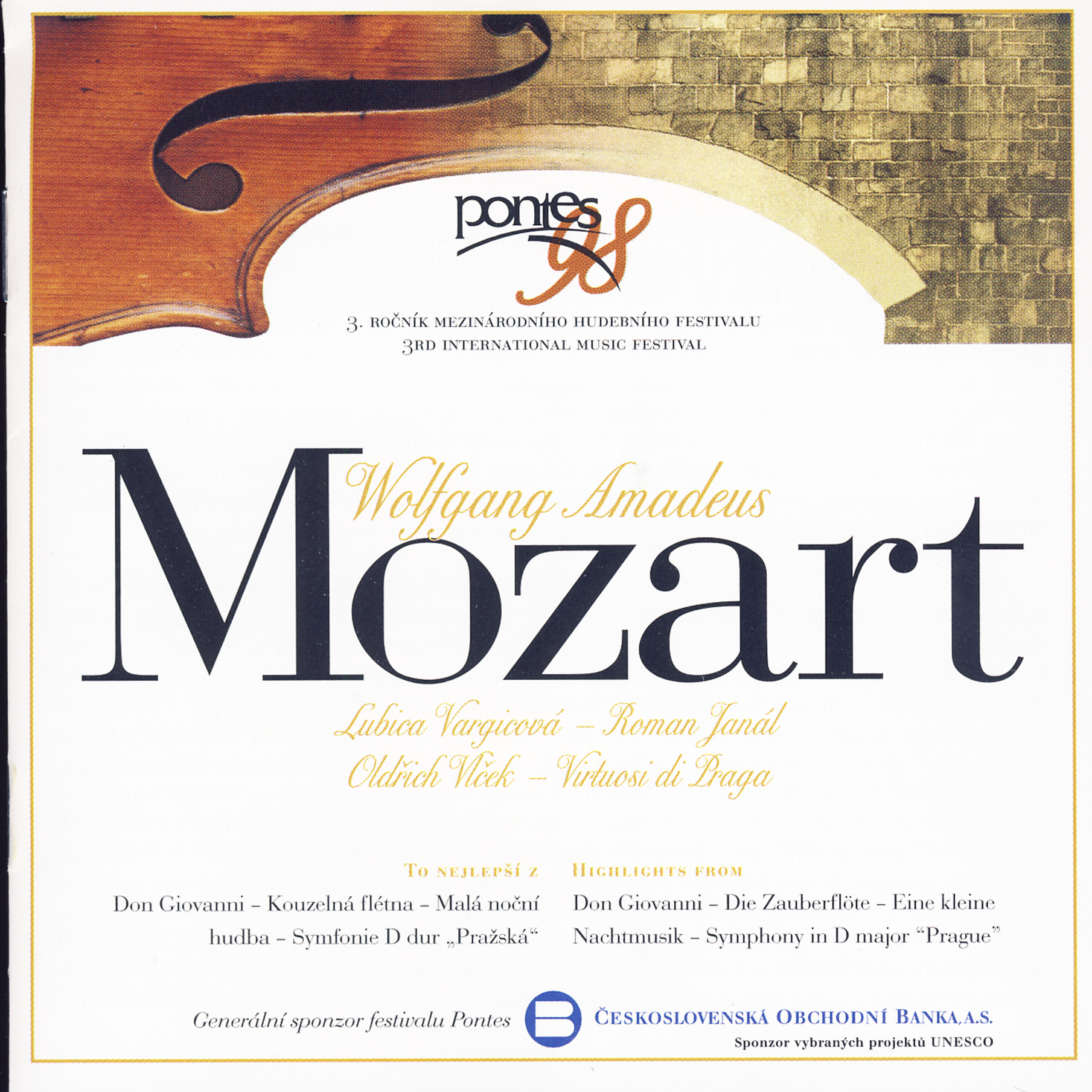 Релиз Pontes 98 - Wolfgang Amadeus Mozart