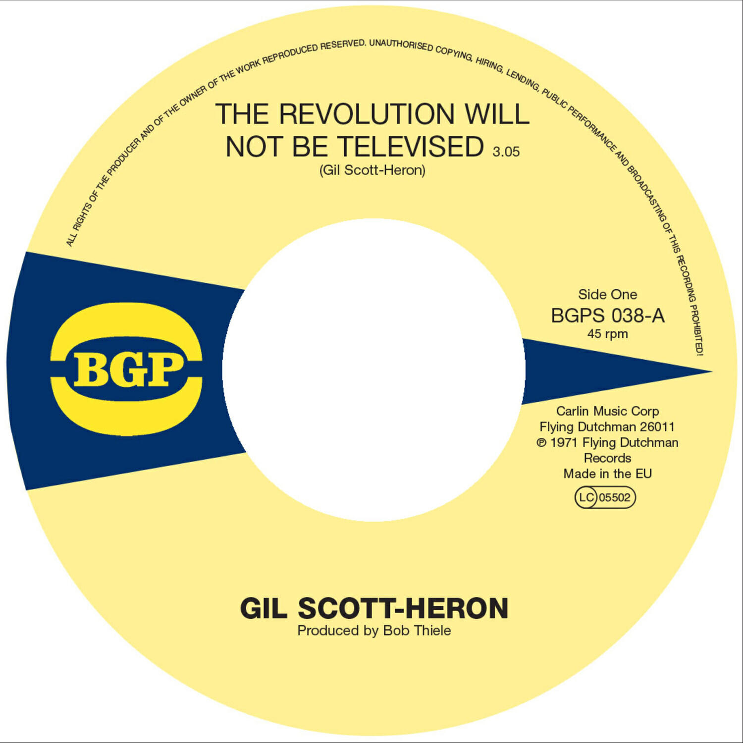 Релиз The Revolution Will Not Be Televised / Home Is Where the Hatred Is