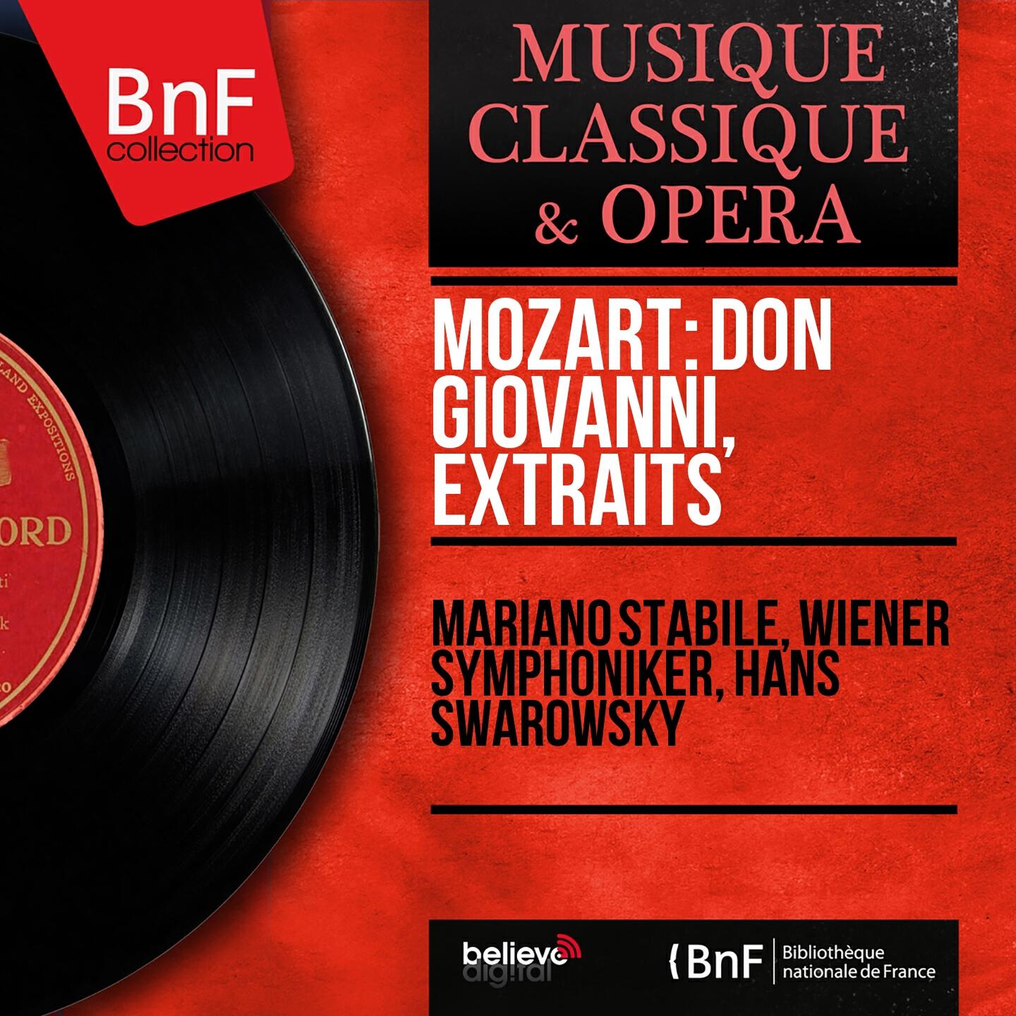 Релиз Mozart: Don Giovanni, extraits (Mono Version)