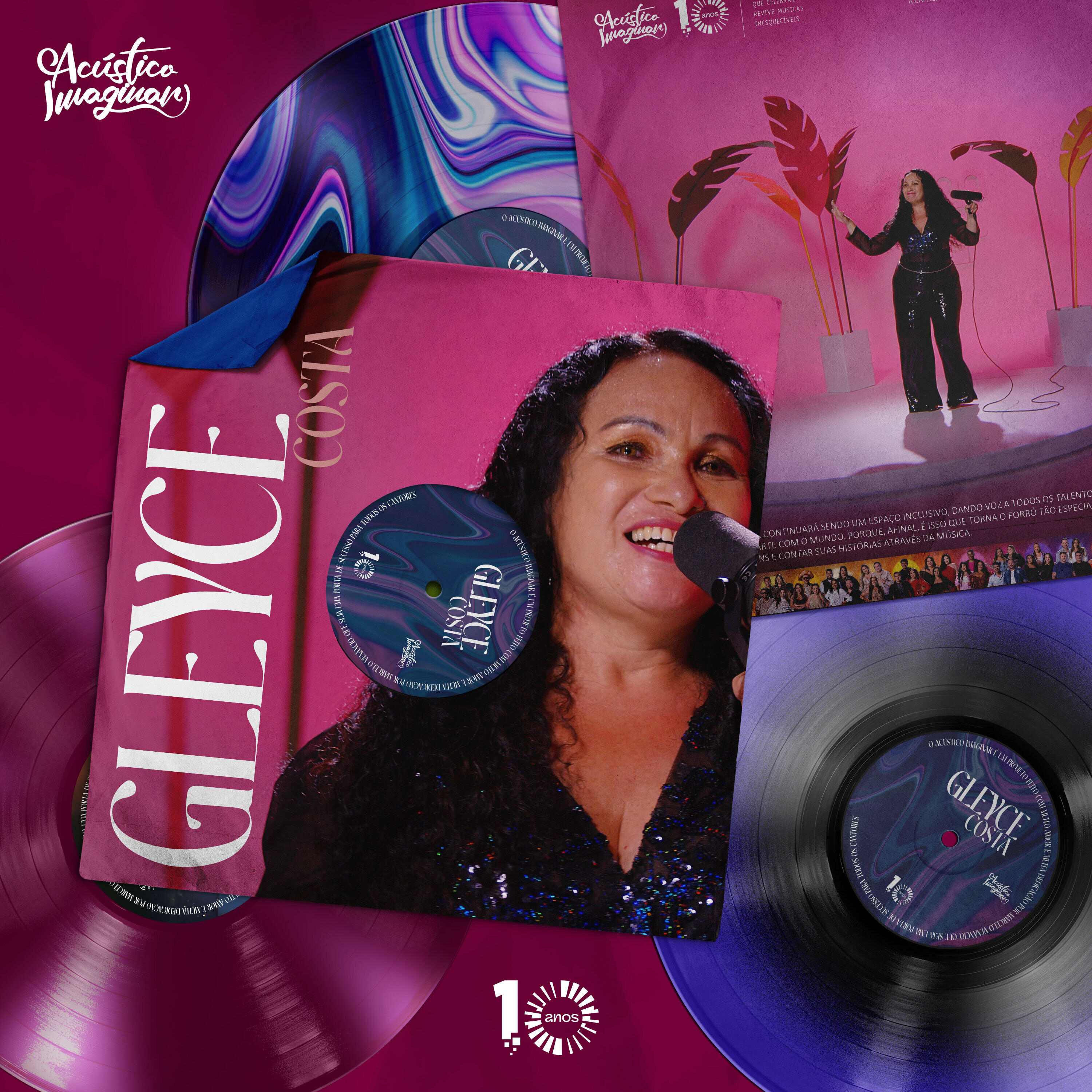 Релиз Acústico Imaginar: Gleyce Costa, Vol. 03 (Pé de Serra)