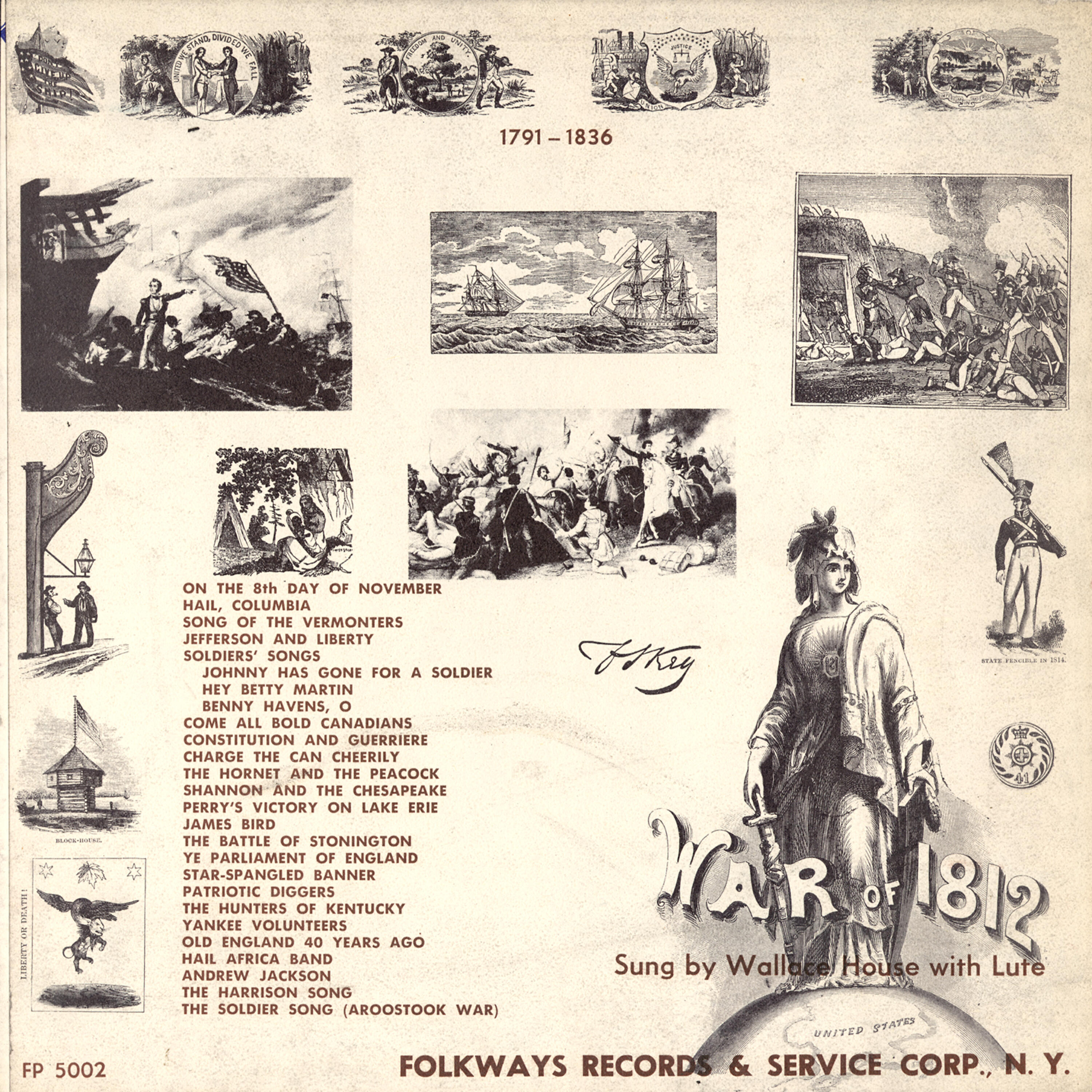Релиз Ballads of the War of 1812, 1791-1836