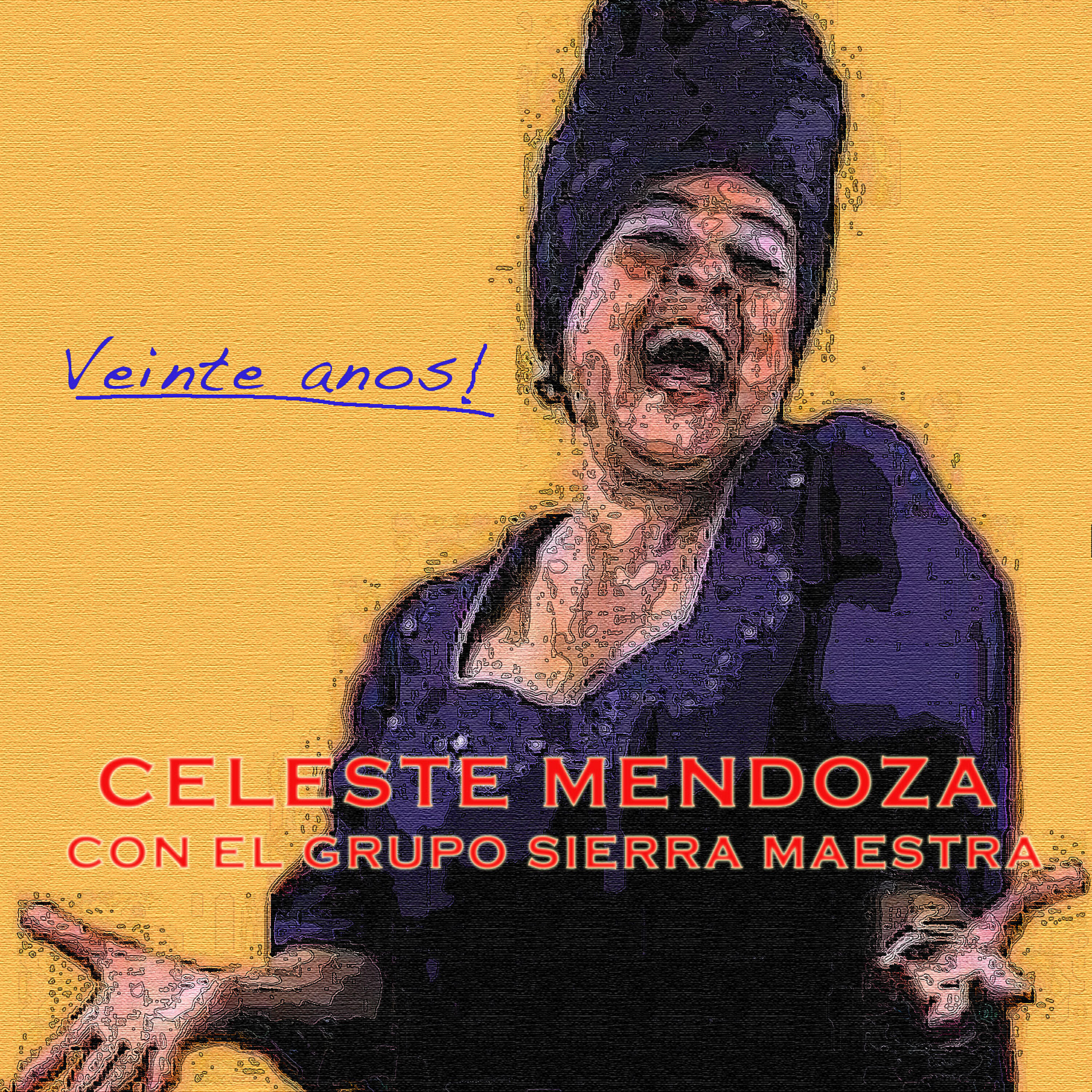 Celeste Mendoza con el Grupo Sierra Maestra