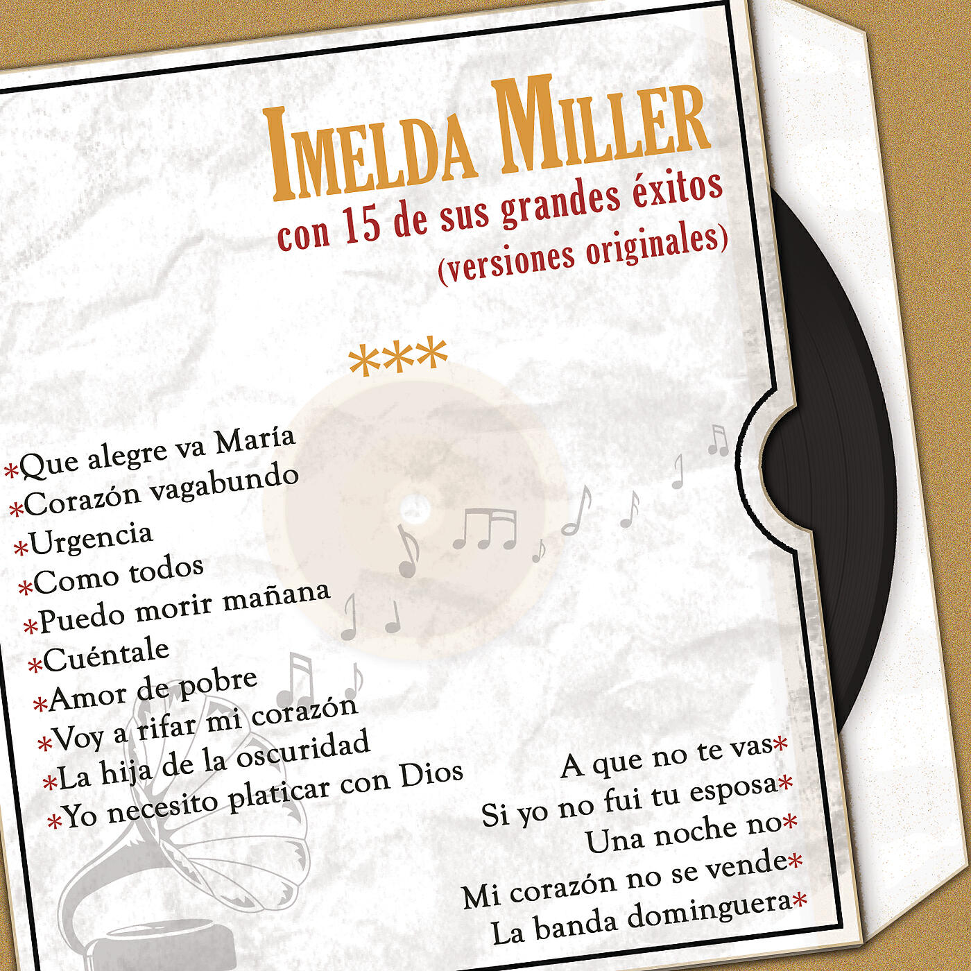 Релиз Imelda Miller Con 15 de Sus Grandes Éxitos (Versiones Originales)