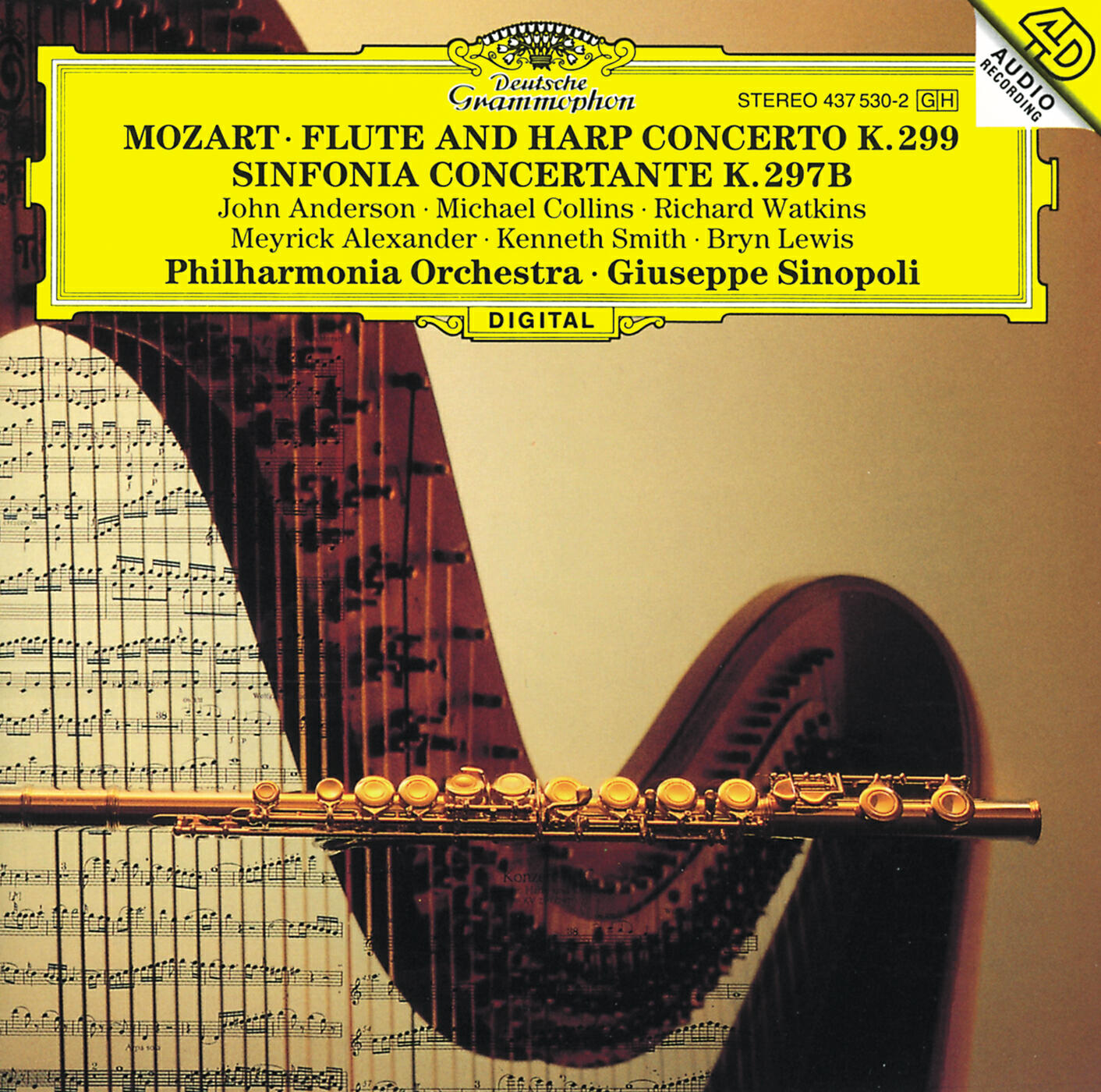 Релиз Mozart: Flute & Harp Concerto K.299; Sinfonia concertante K.297b