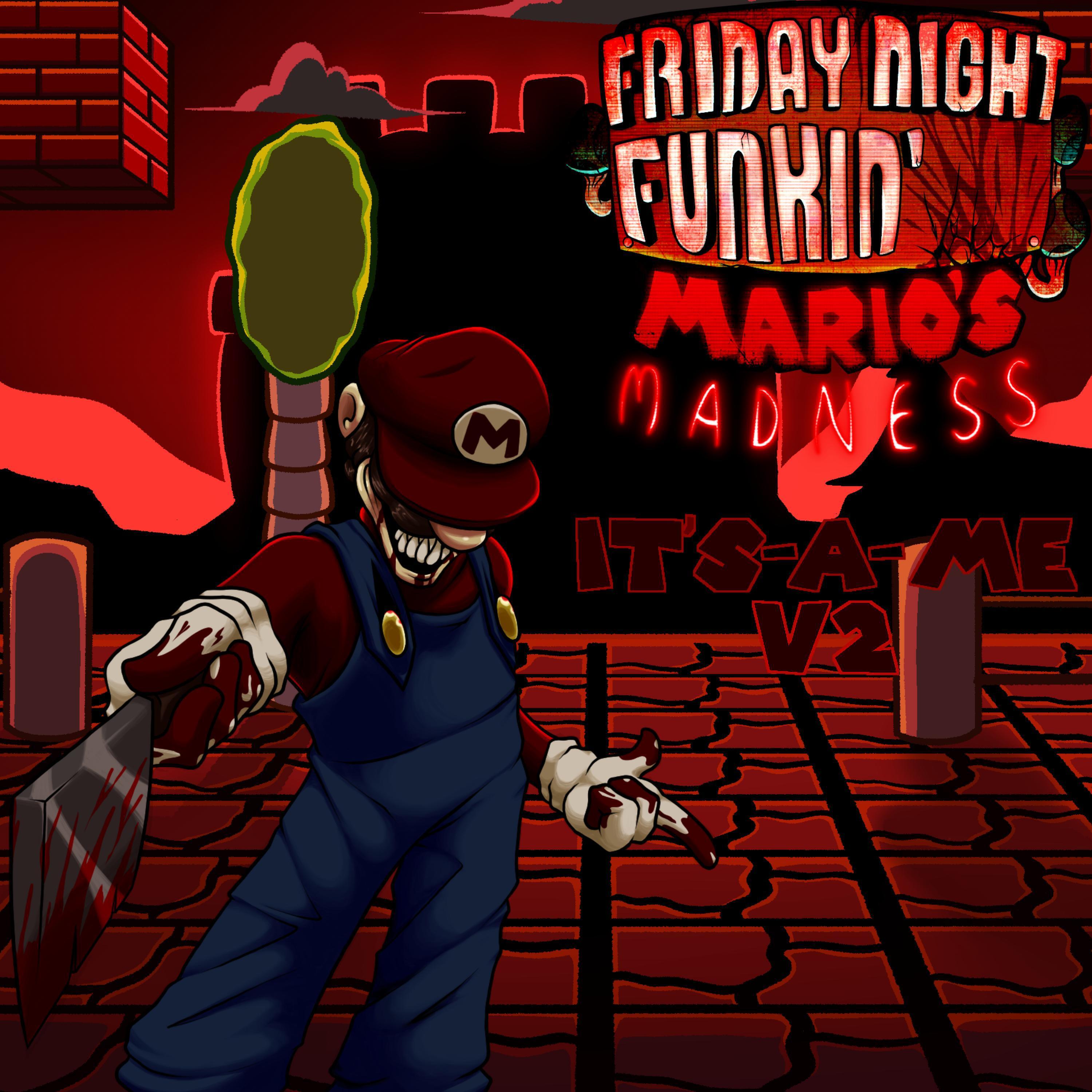 Релиз It's-A-Me Remake (Friday Night Funkin' Mario's Madness V2 Mod)