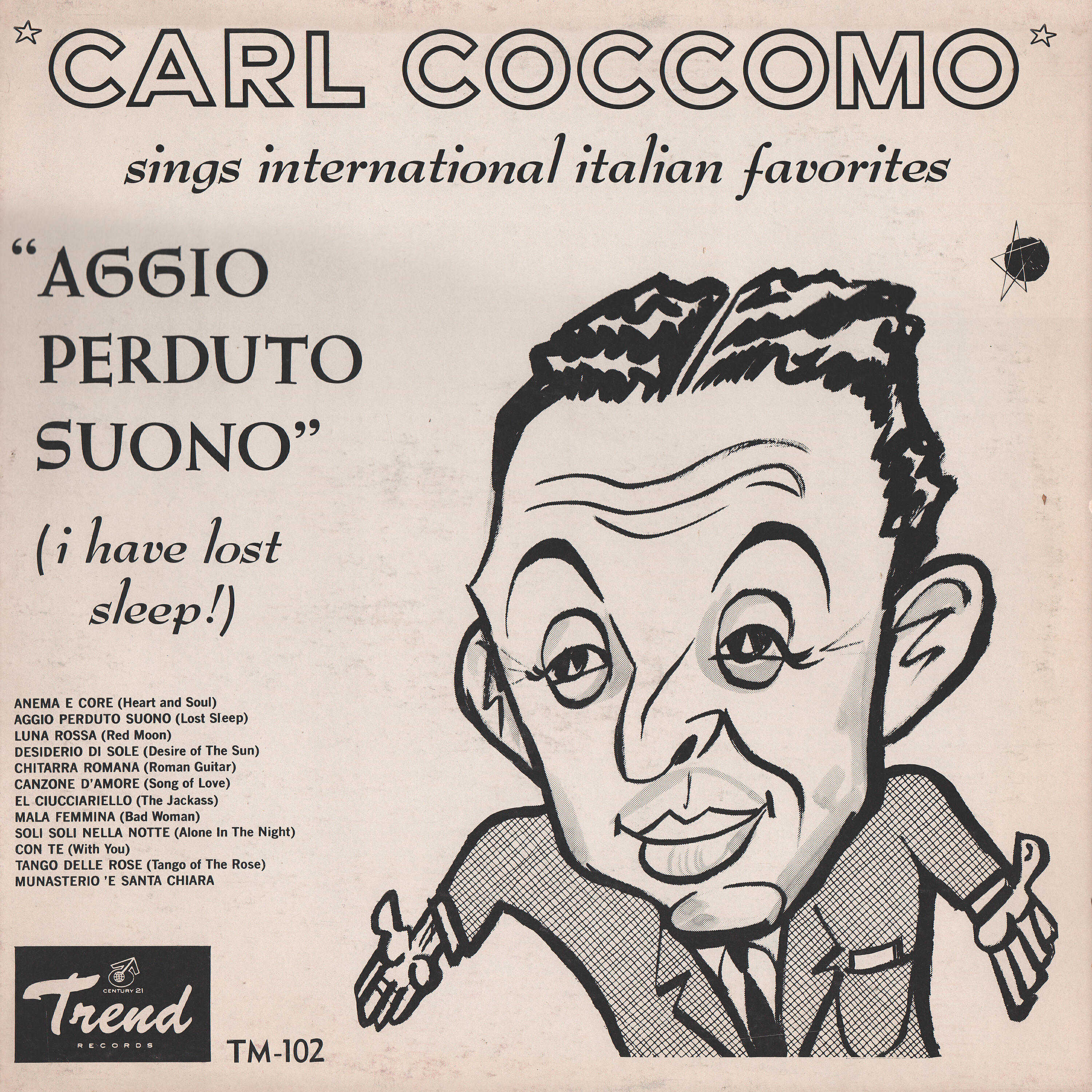 Релиз The Singing Sicilian Sings International Italian Favorites - Aggio Perduto Suono