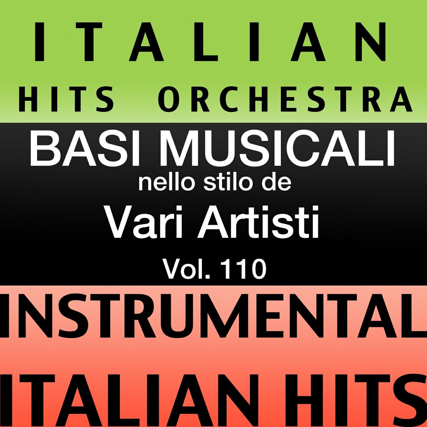 Релиз Basi musicale nello stilo dei vari artisti (instrumental karaoke tracks) Vol. 110