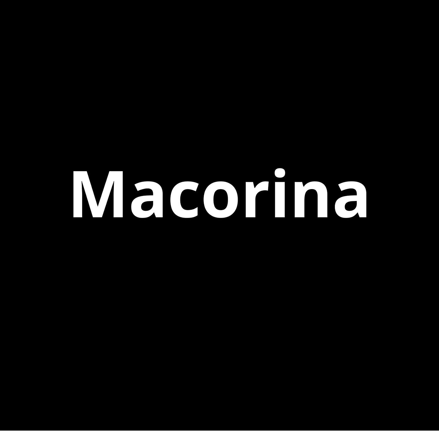 Релиз Macorina