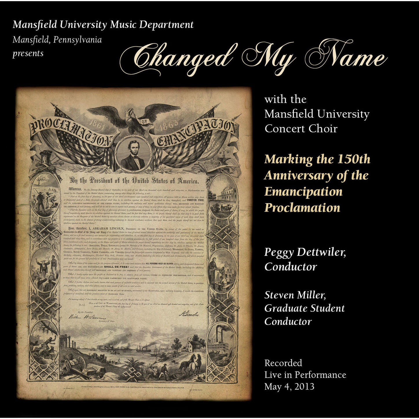 Релиз Changed My Name: Marking the 150th Anniversary of the Emancipation Proclamation