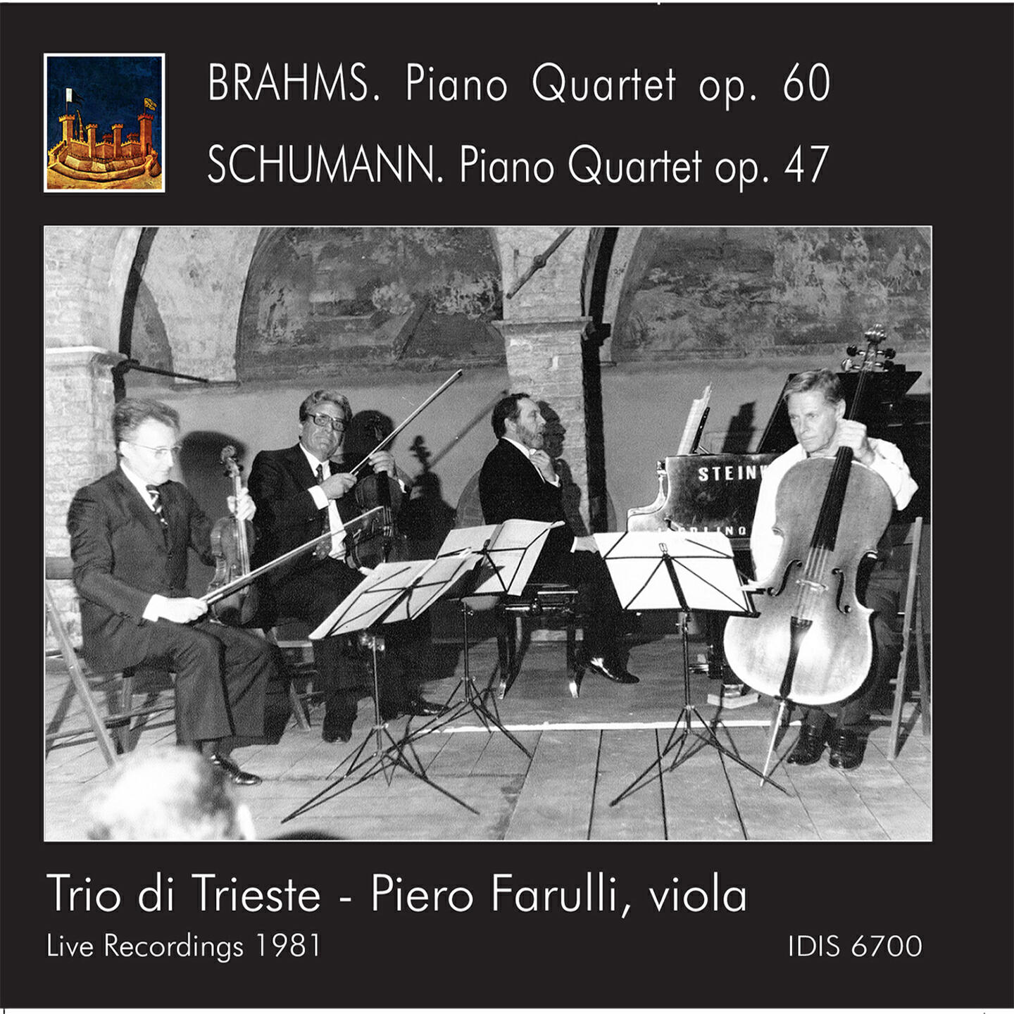 Релиз Brahms & Schumann: Piano Quartets (Live)