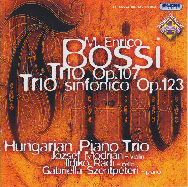 Релиз Bossi: Piano Trios Nos. 1 and 2, "Trio Sinfonico"