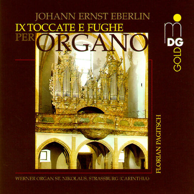Релиз Eberlin: IX Toccate e Fughe per organo