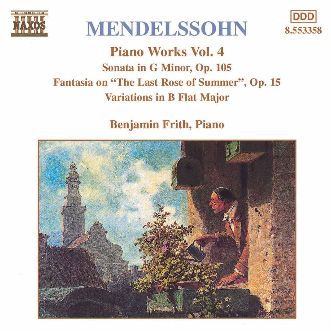 Релиз Mendelssohn: Sonata in G Minor / Fantasia, Op. 15 / Variations, Op. 83