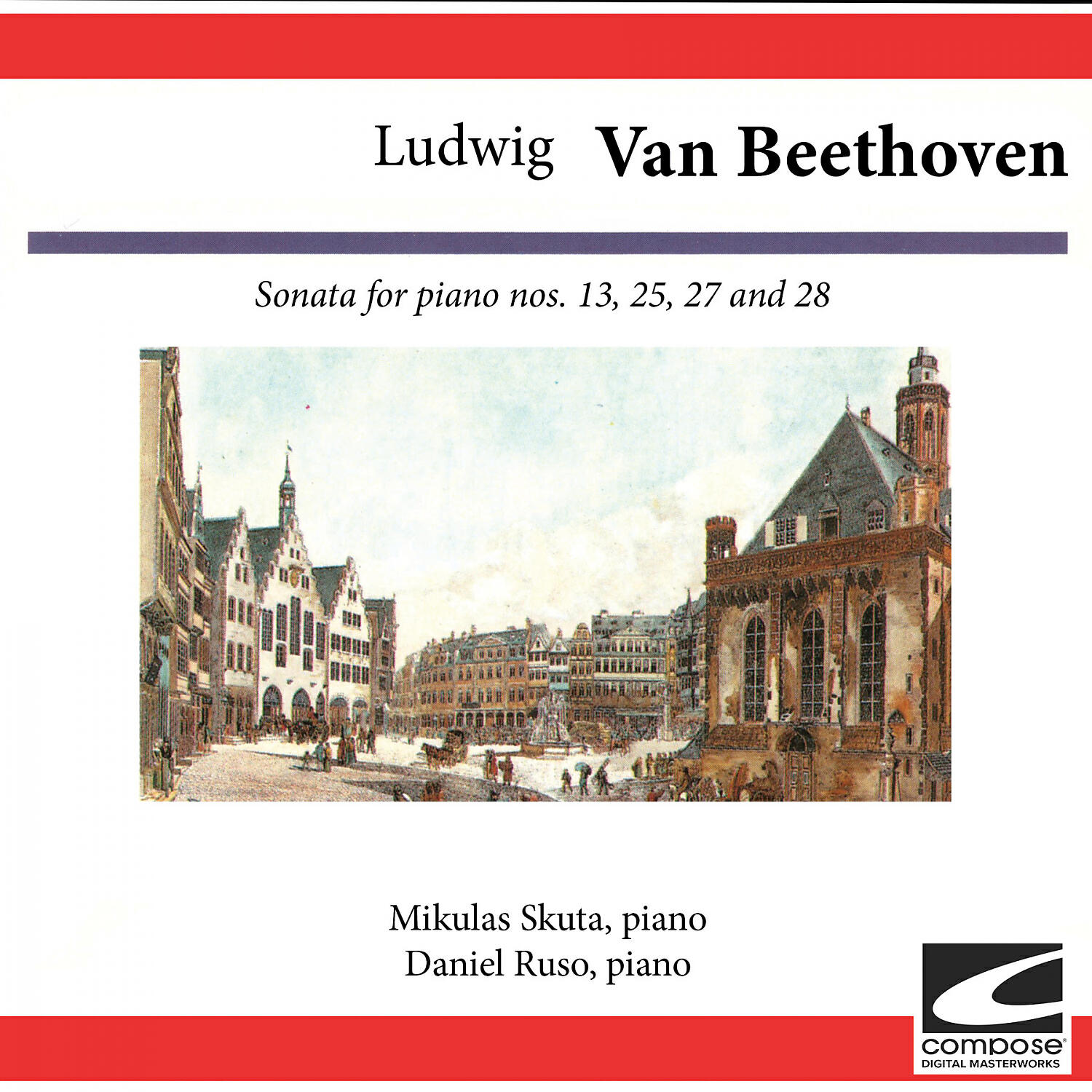 Релиз Ludwig van Beethoven: Sonata for piano Nos. 13, 25,  27 and  28
