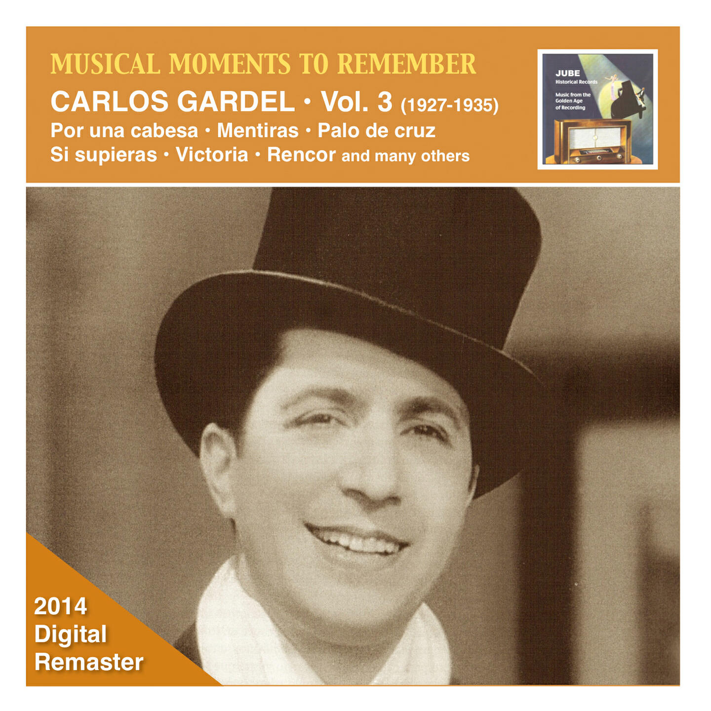 Релиз Musical Moments to Remember: Carlos Gardel, Vol. 3 (Remastered 2014)