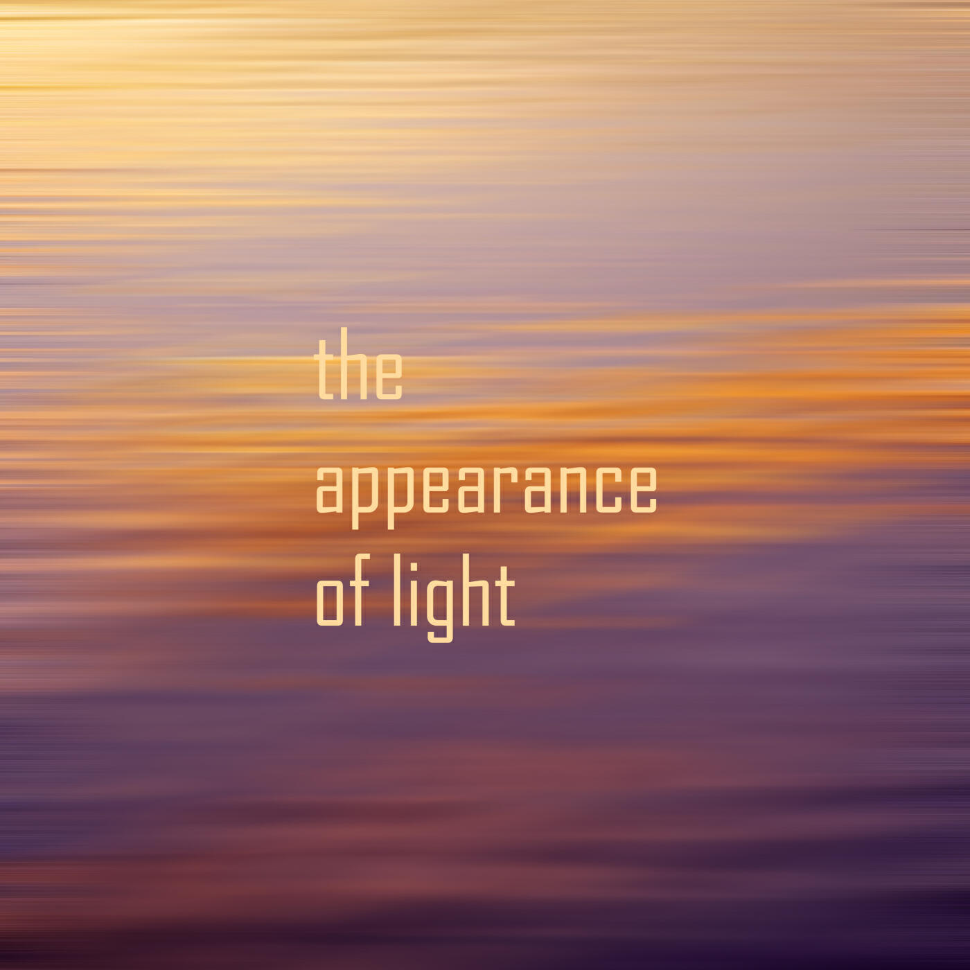 Релиз the appearance of light