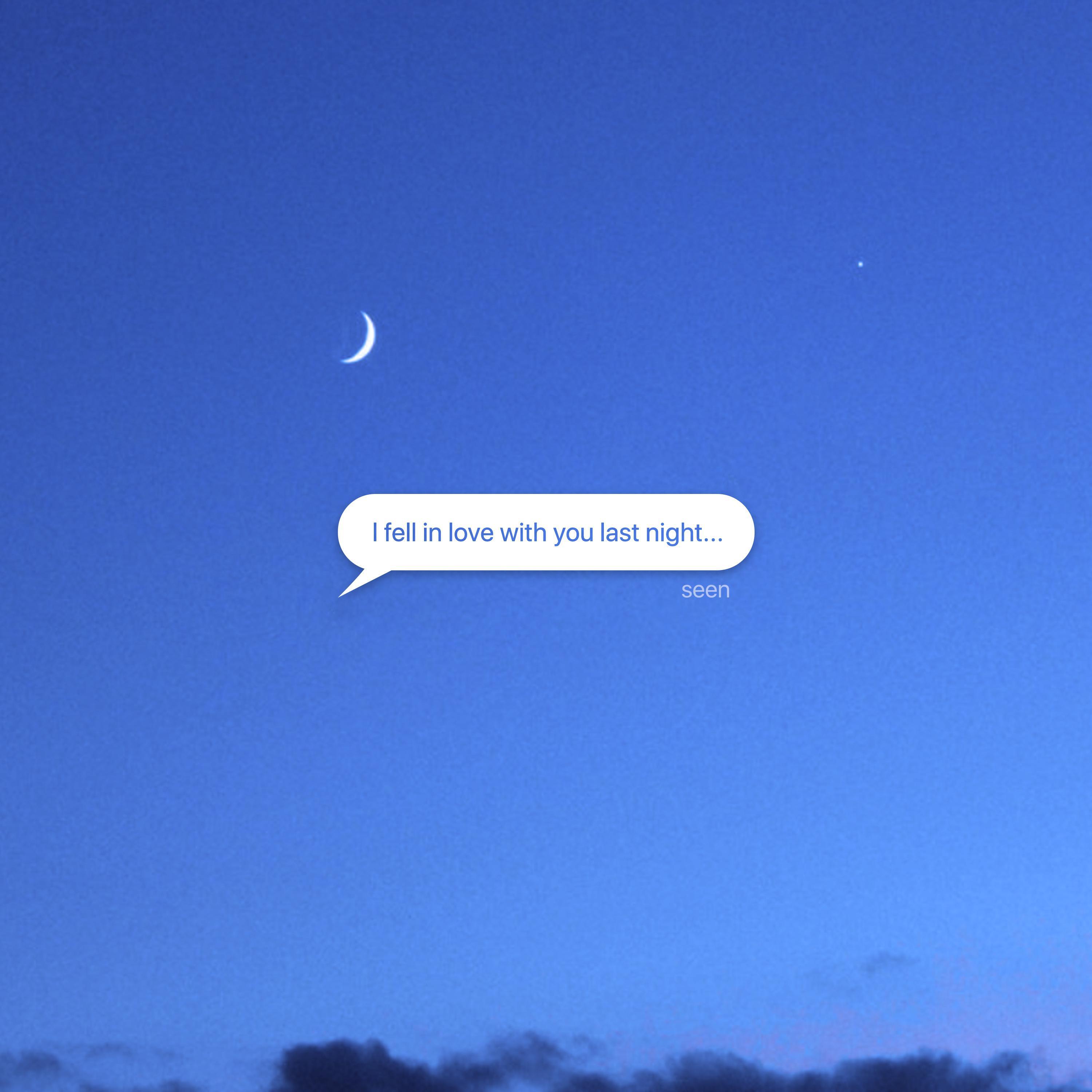 Релиз i fell in love with you last night...