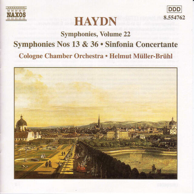 Релиз Haydn: Symphonies, Vol. 22 (Nos. 13, 36 / Sinfonia Concertante)
