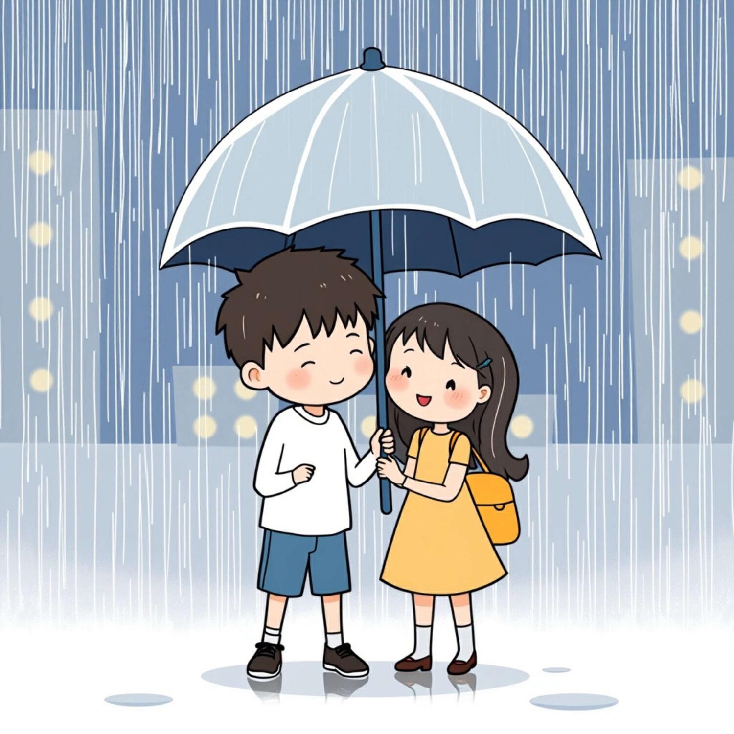 Трек На остановке под дождём