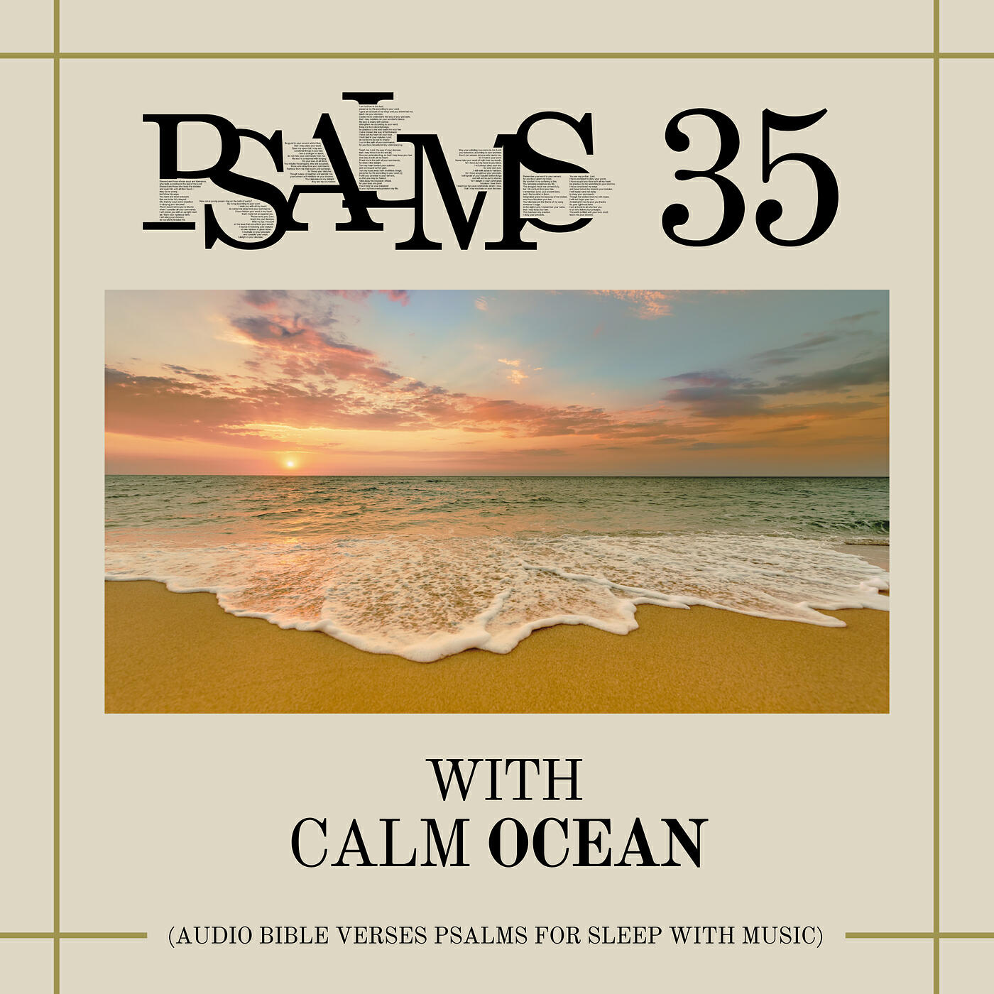 Релиз Psalms 35 with Calm Ocean (Audio Bible Verses Psalms for Sleep with Music)