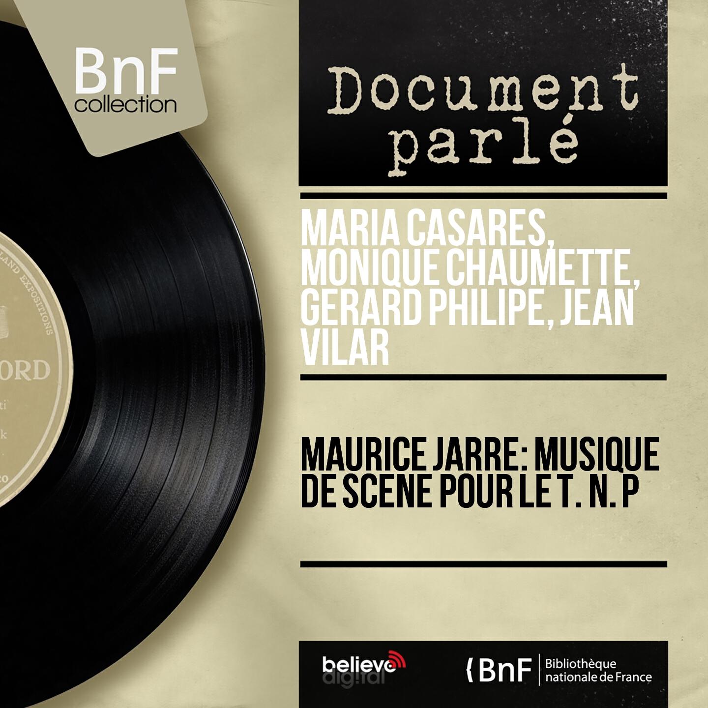 Релиз Maurice Jarre: Musique de scène pour le T. N. P