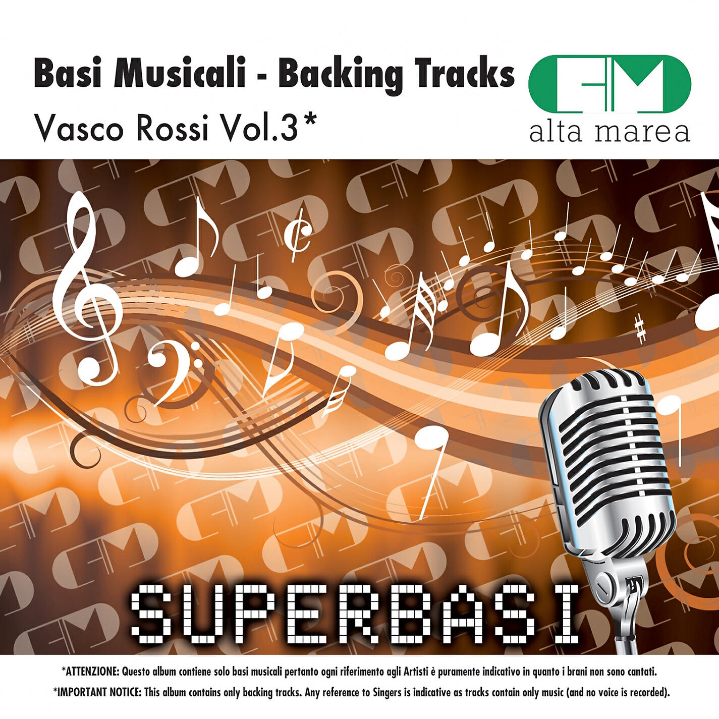 Релиз Basi Musicali: Vasco Rossi, Vol. 3 (Backing Tracks)