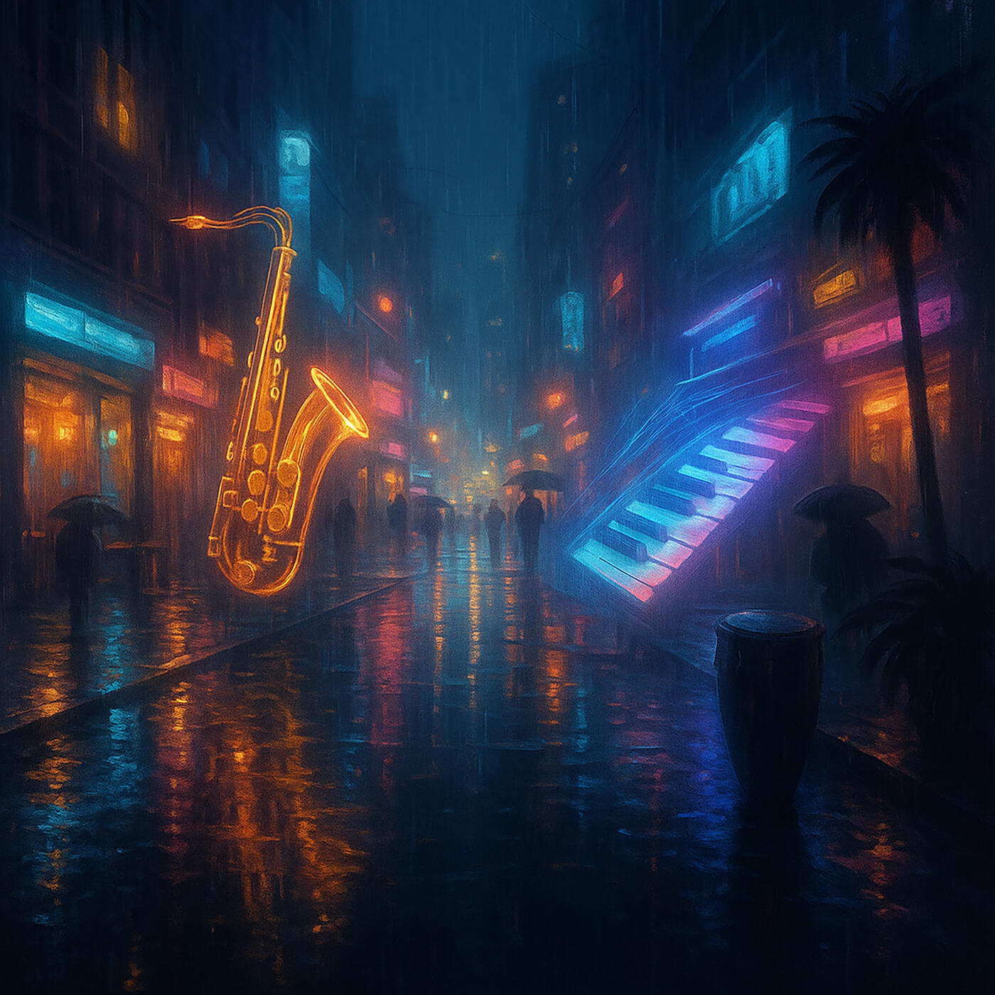 Релиз Neon Noir Jazz