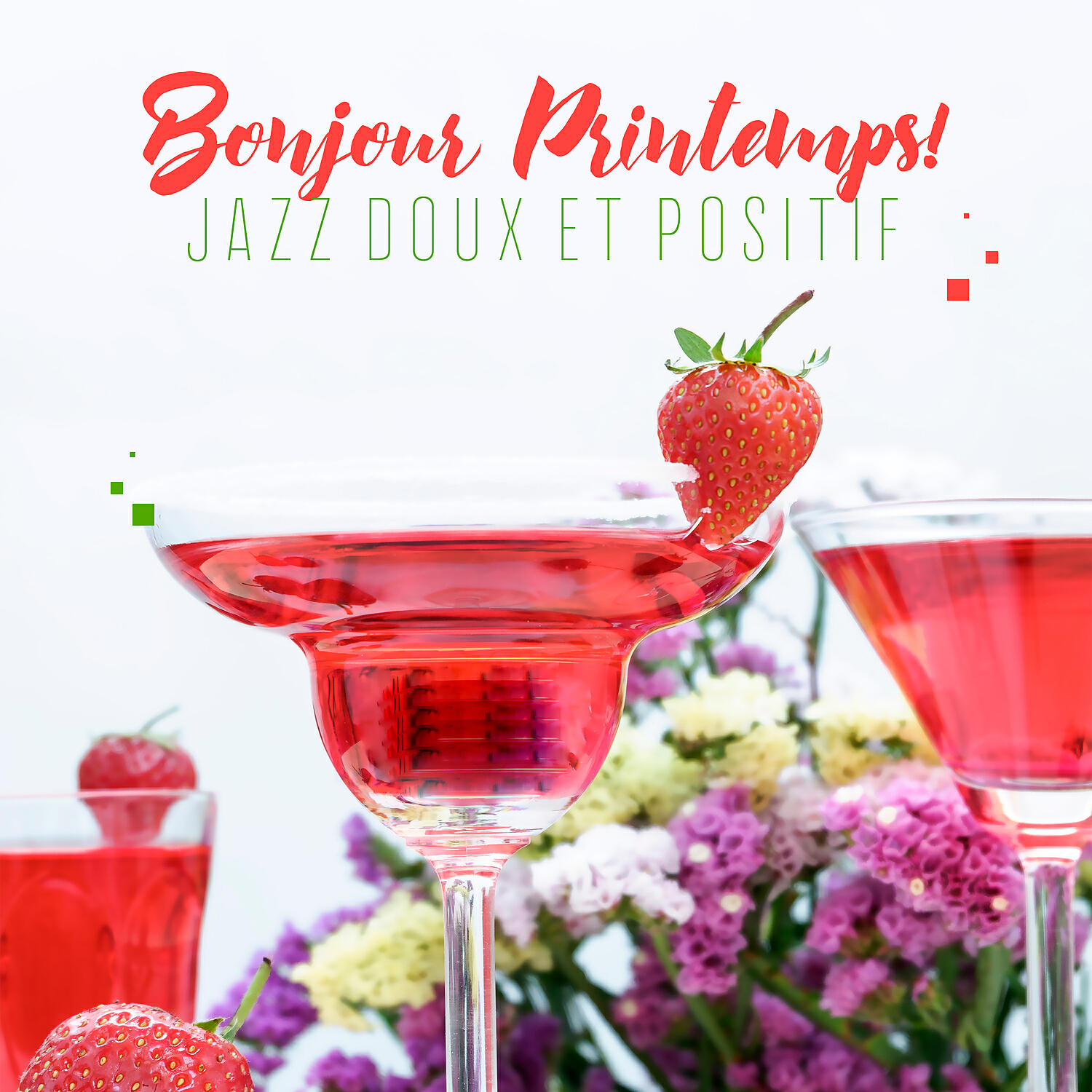 Релиз Bonjour Printemps! Jazz doux et positif: Soirée calme, Jours ensoleillés, Saxophone, Guitare et musique pour piano