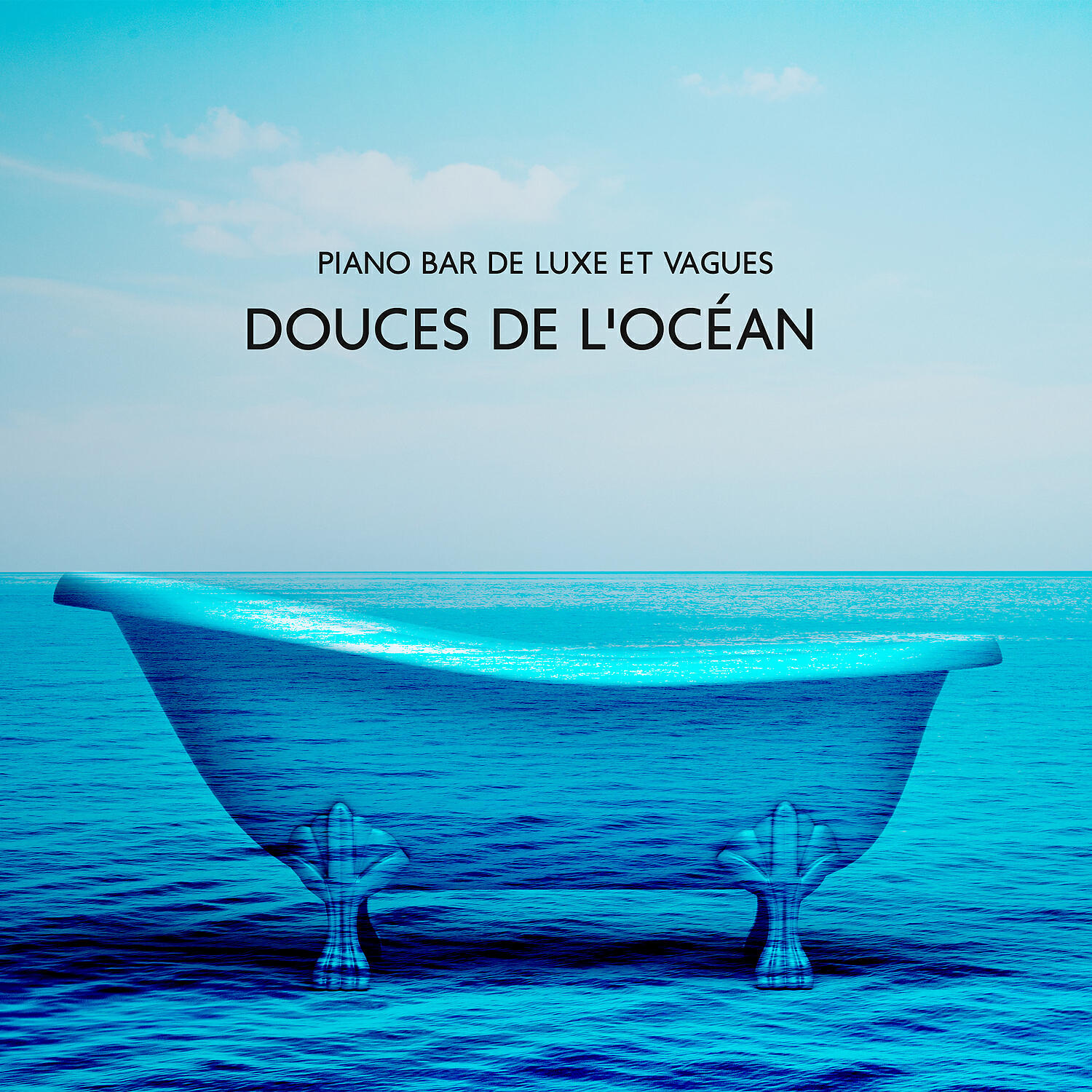 Релиз Piano bar de luxe et vagues douces de l'océan: Café en bord de mer et restaurant de musique jazz