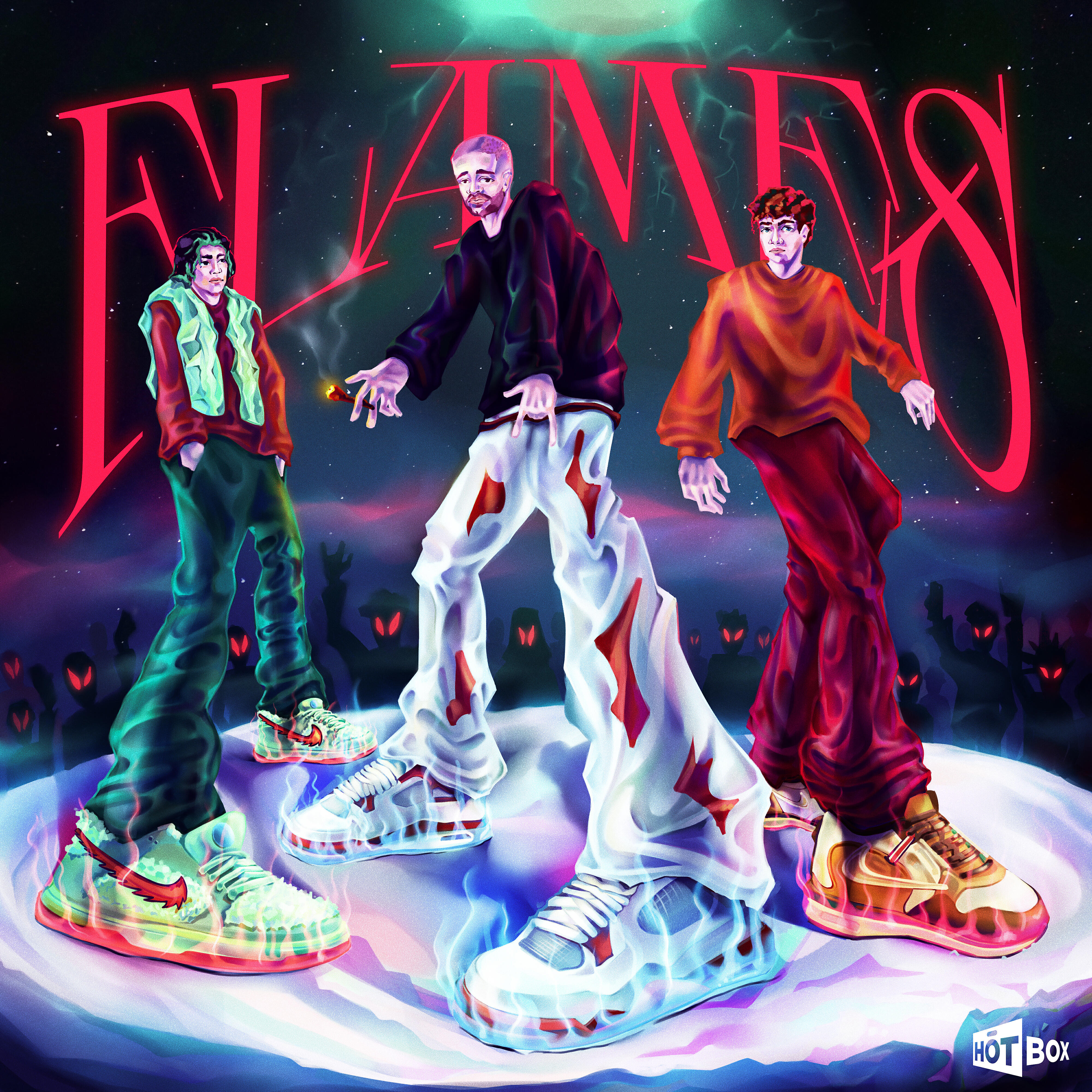 Скачать песню 13KAI, Kassi, Ilyx - flames бесплатно в MP3 для Android и iOS