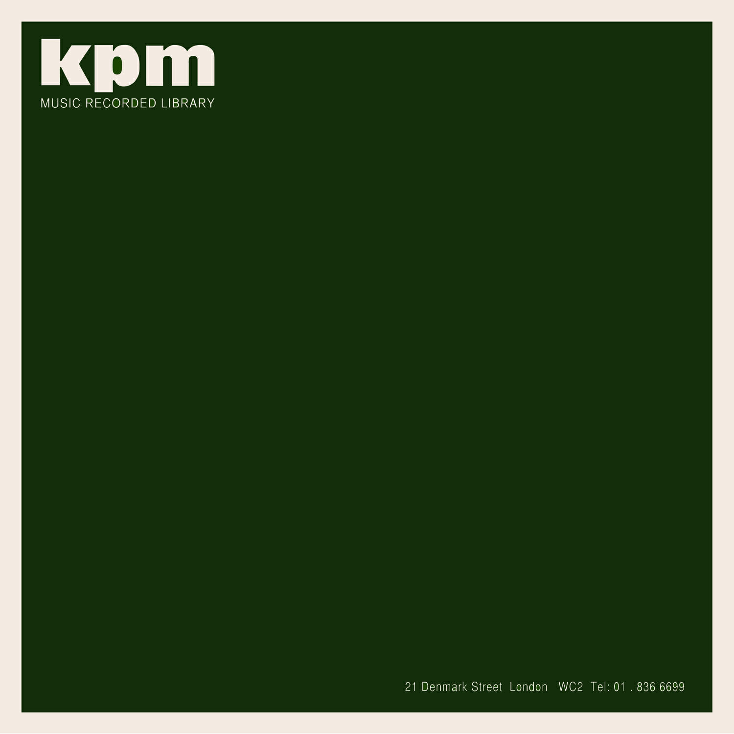 Релиз Kpm 1000 Series: The Vorhaus Sound Experiments