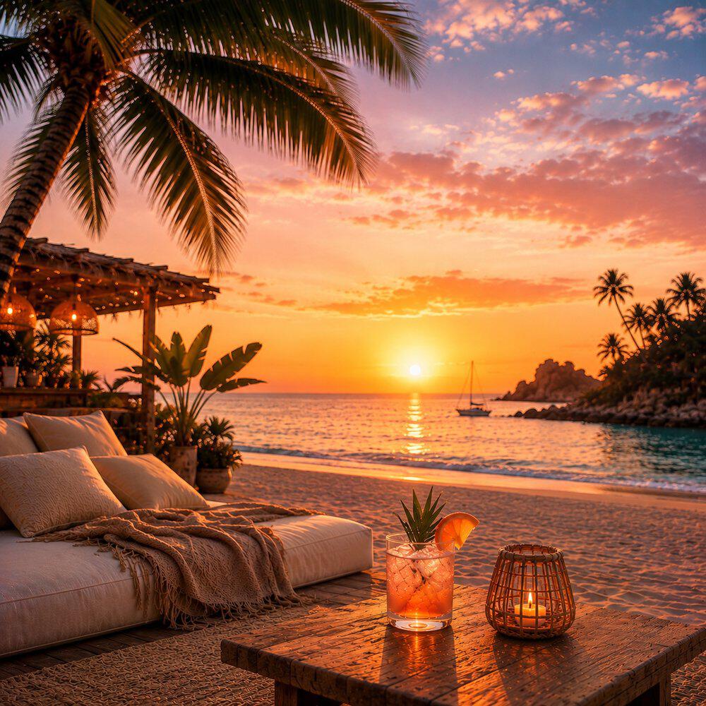 Релиз Gen Z Beach Lounge - Sunset Aesthetic