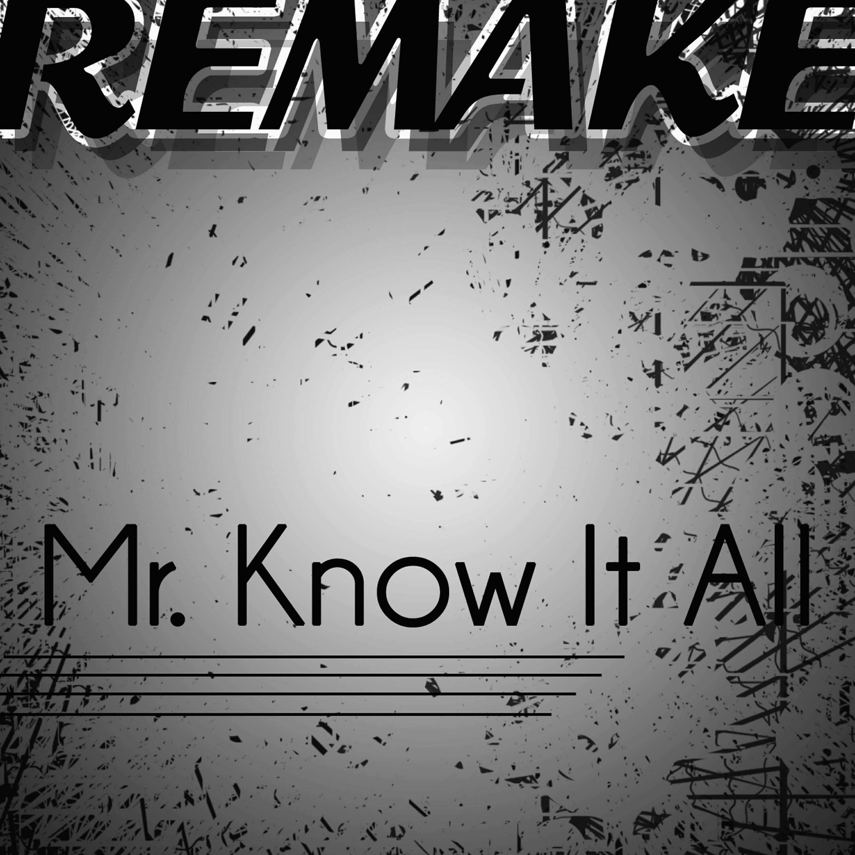 Релиз Mr. Know It All (Kelly Clarkson Remake) - Single