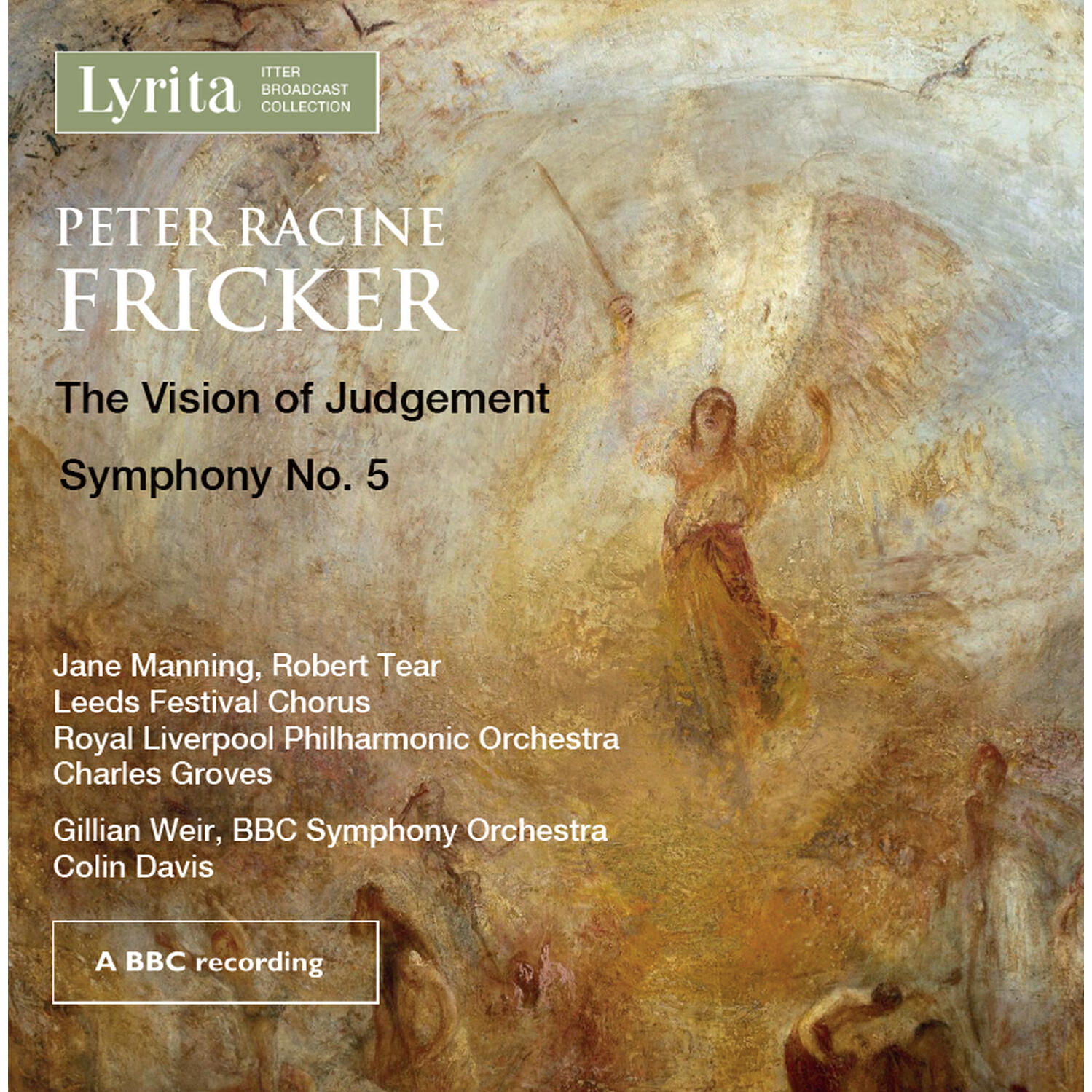 Релиз Fricker: The Vision of Judgement, Op. 29 & Symphony No. 5, Op. 74