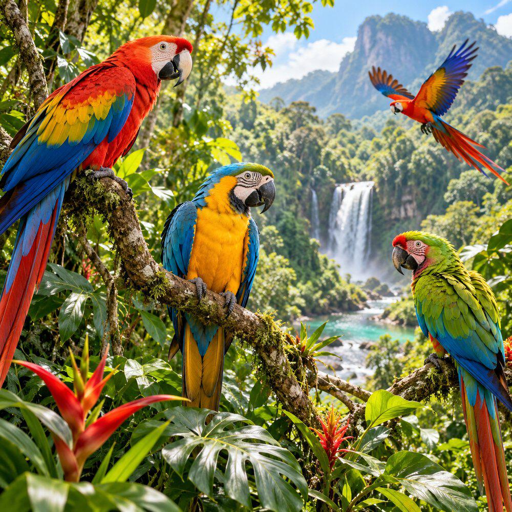 Трек Tropical Parrot Voices. Голоса Попугаев Для Попугаев Общения И Естественного Звукового Фона