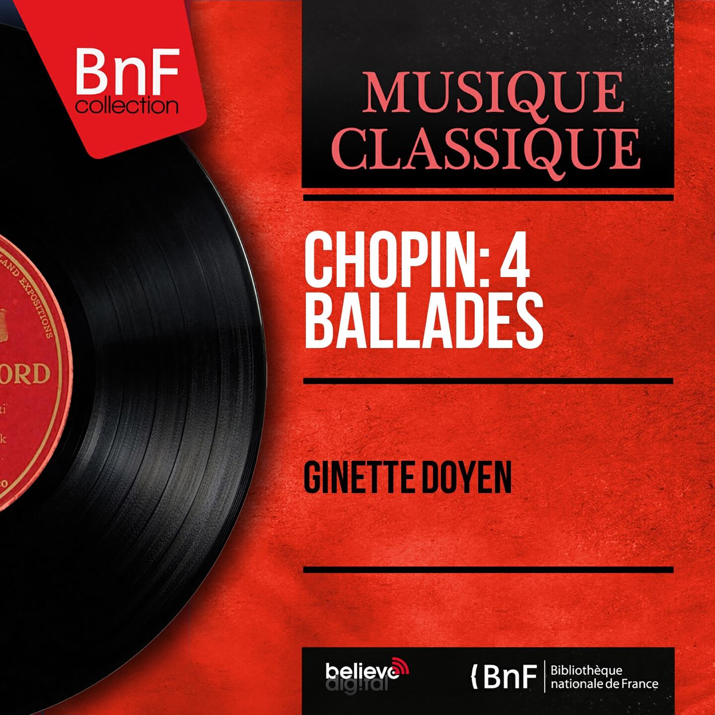 Релиз Chopin: 4 Ballades (Mono Version)