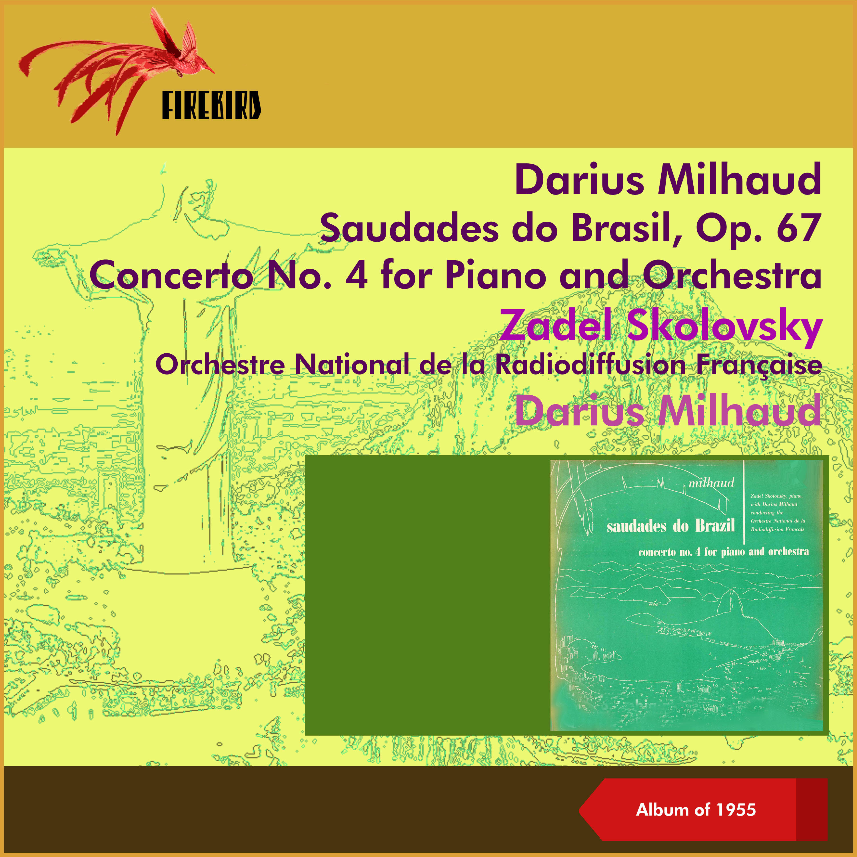 Релиз Darius Milhaud: Saudades do Brasil, Op. 67 - Concerto No. 4 for Piano and Orchestra