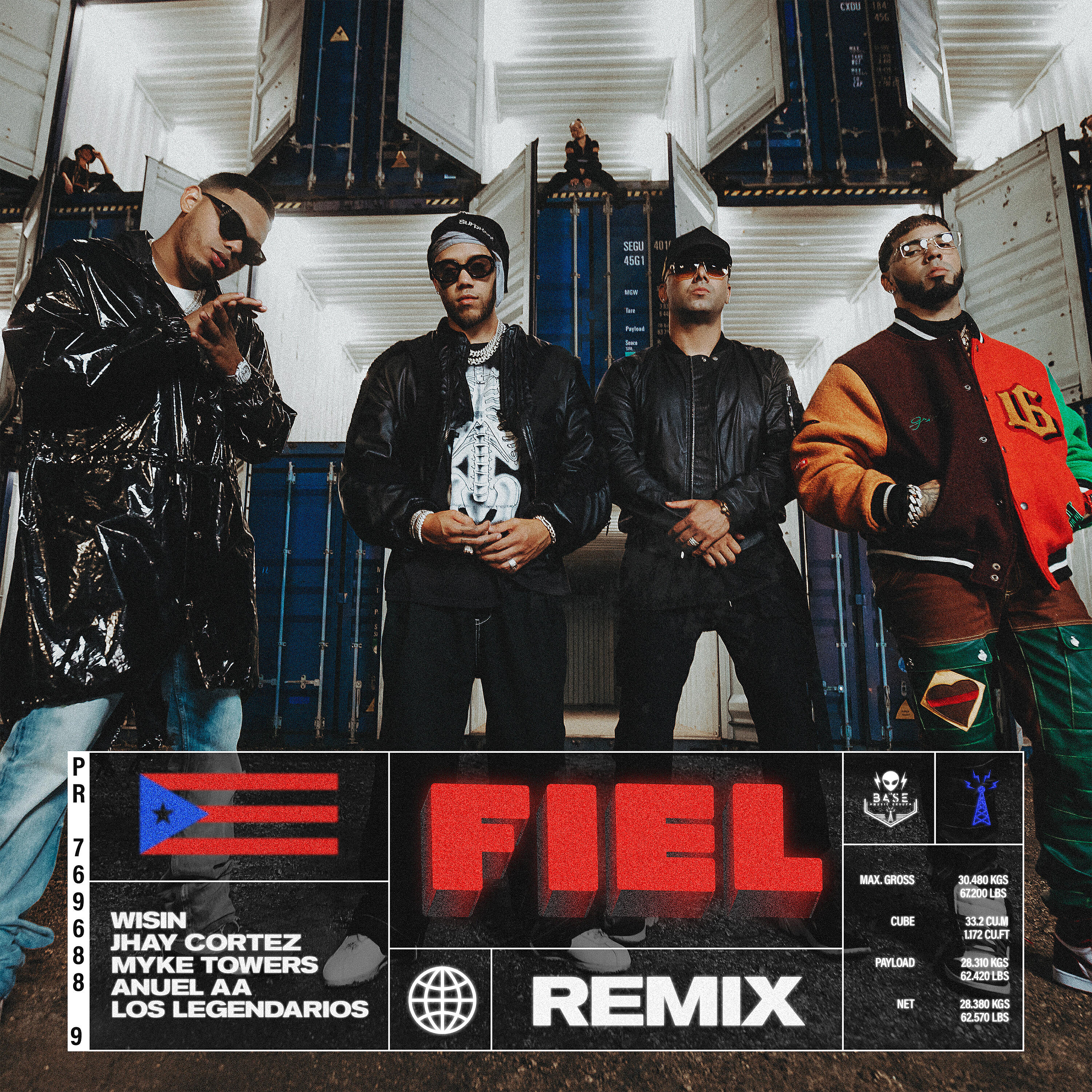 Wisin, Jhayco, Anuel Aa, Los Legendarios, Myke Towers - Fiel (Remix)