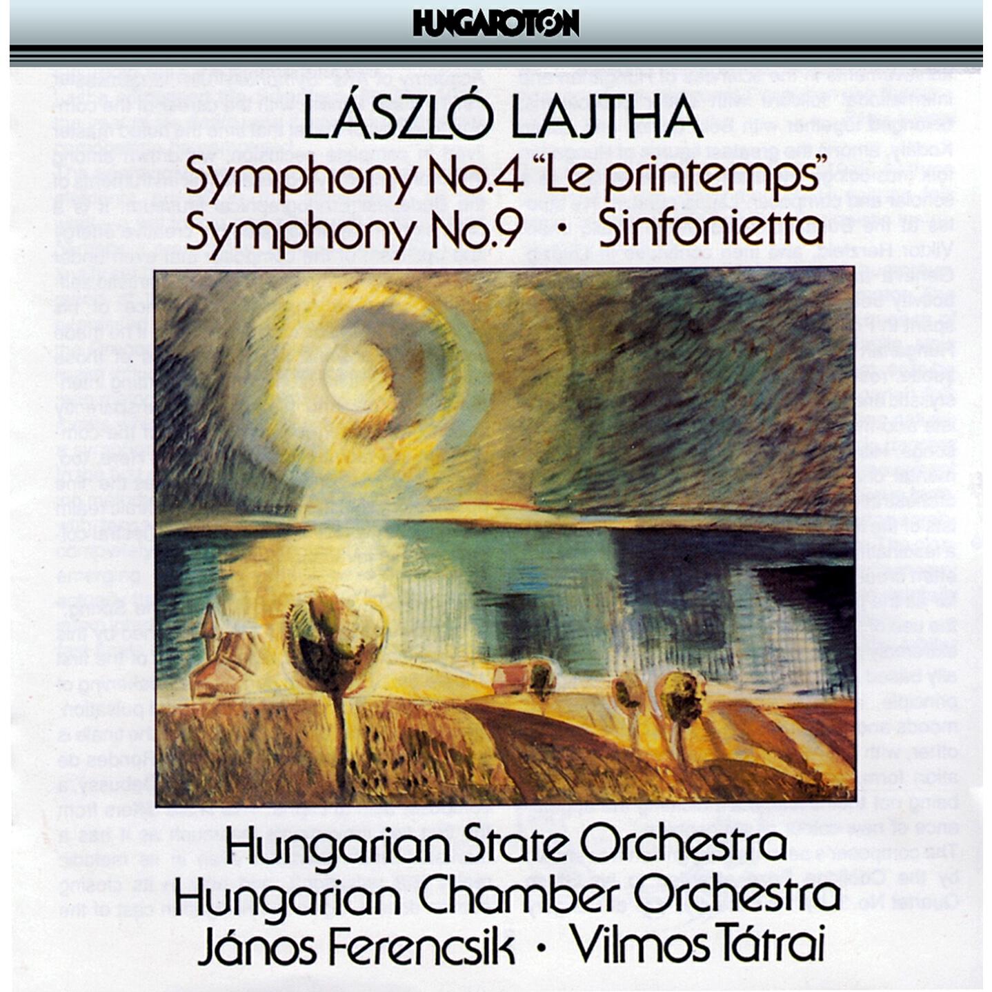 Релиз Lajtha: Symphonies Nos. 4 and 9 / Sinfonietta