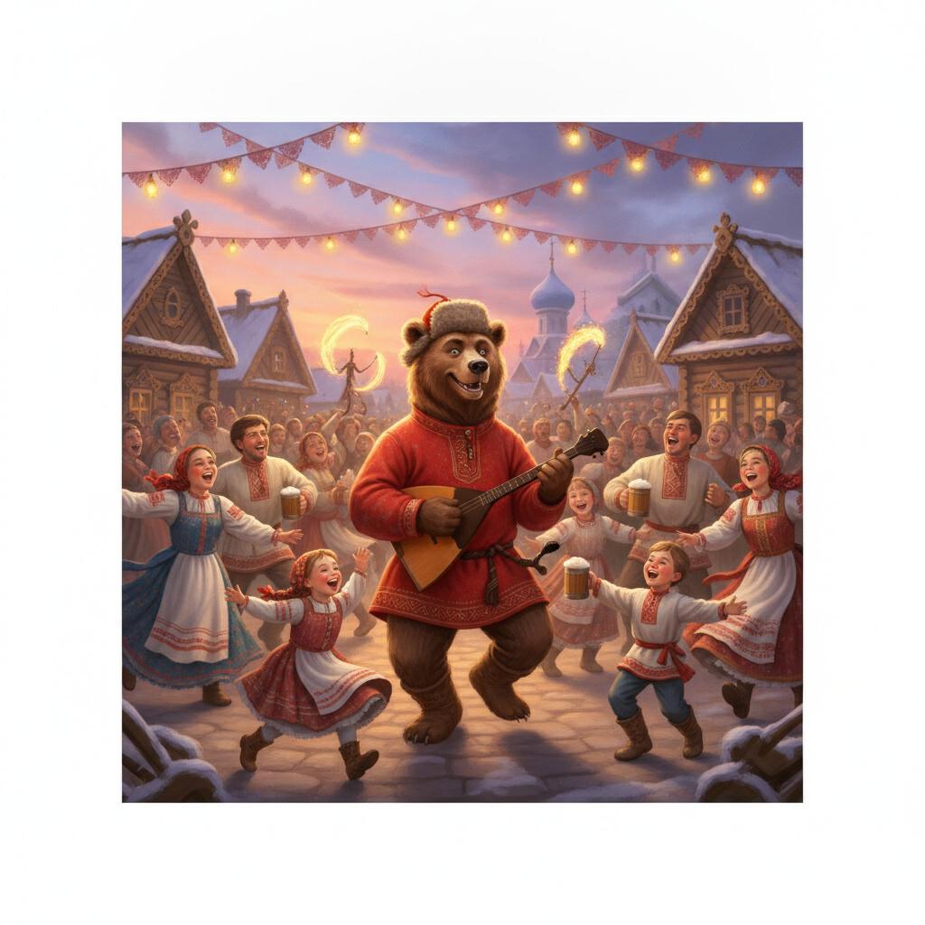 Релиз Русский фанки-медведь