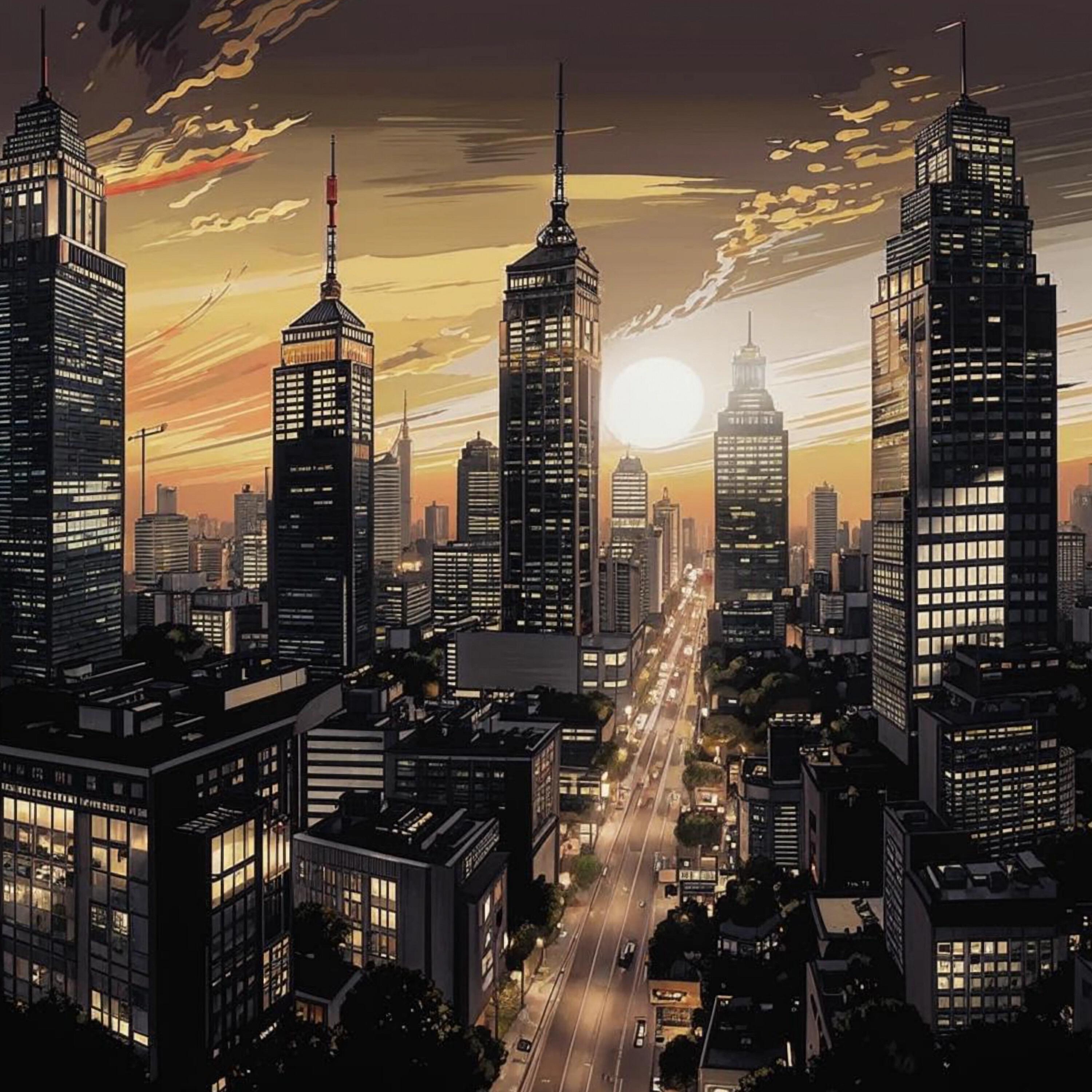 Трек Там, среди серых зданий